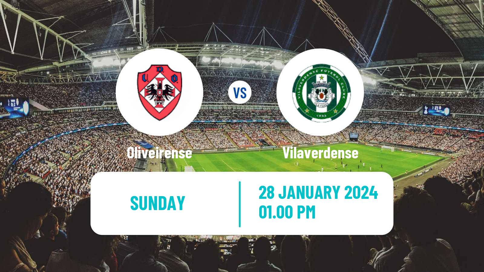 Soccer Portuguese Liga 2 Oliveirense - Vilaverdense