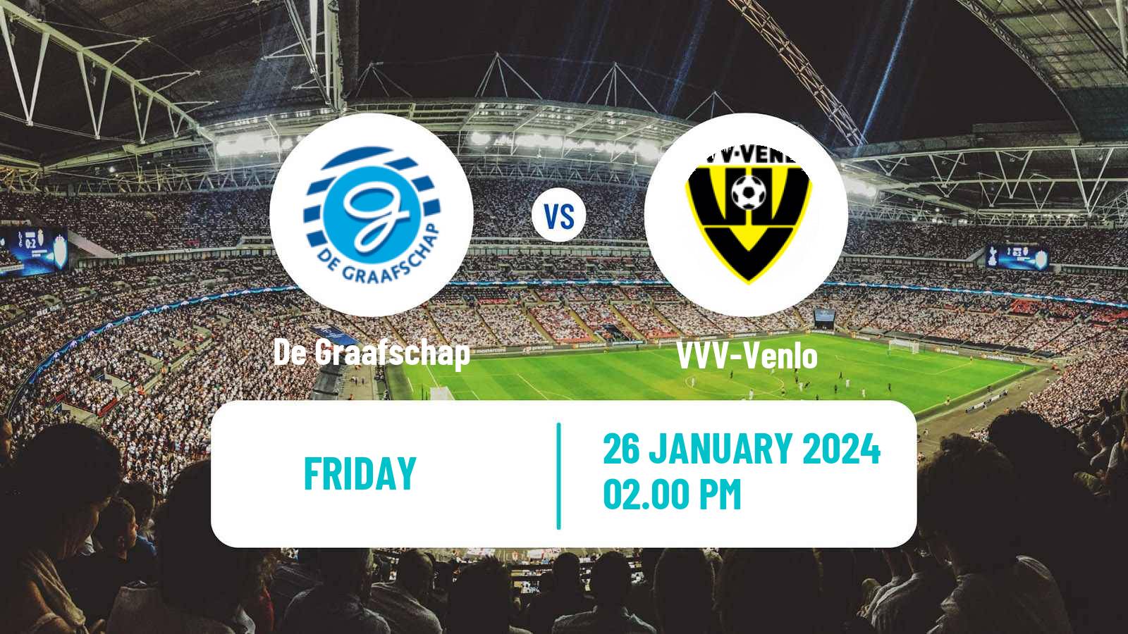 Soccer Dutch Eerste Divisie De Graafschap - VVV-Venlo