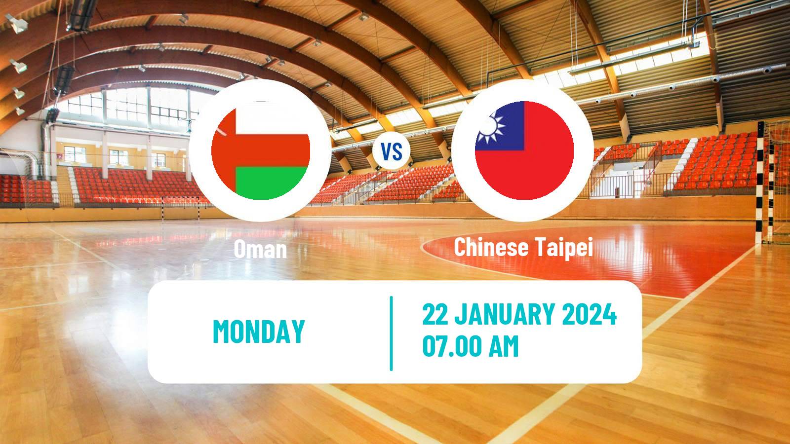 Handball Asian Championship Handball Oman - Chinese Taipei