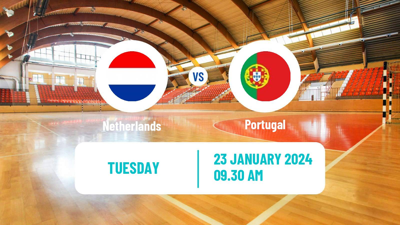 Handball Handball European Championship Netherlands - Portugal
