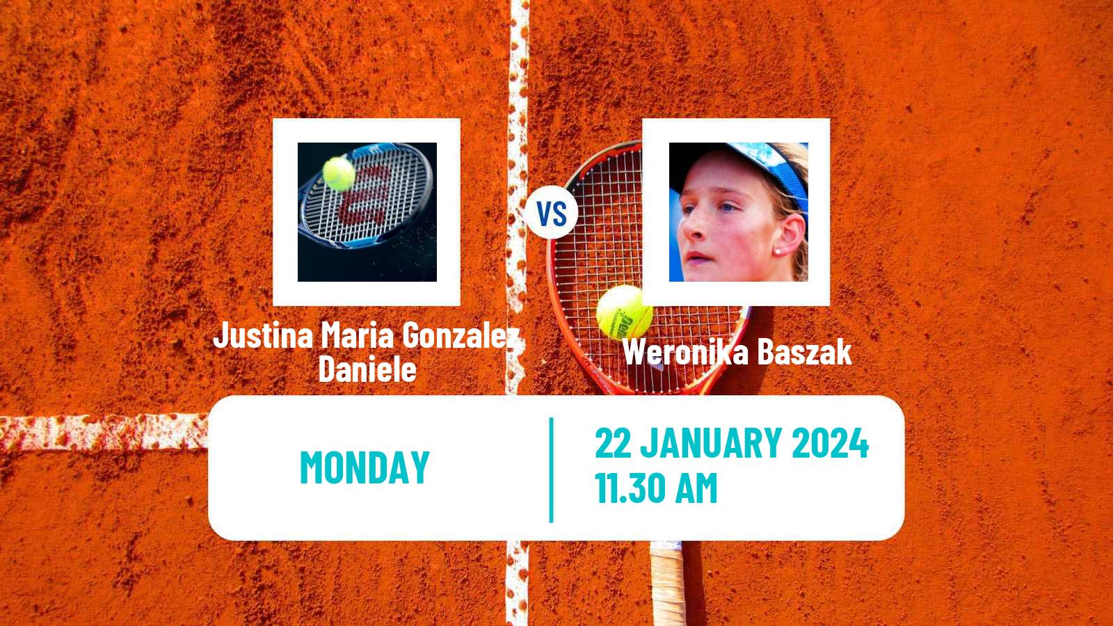 Tennis ITF W35 Buenos Aires 2 Women Justina Maria Gonzalez Daniele - Weronika Baszak