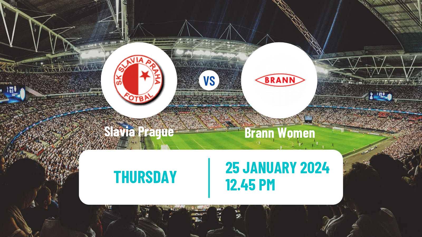 Soccer UEFA Champions League Women Slavia Prague - Brann