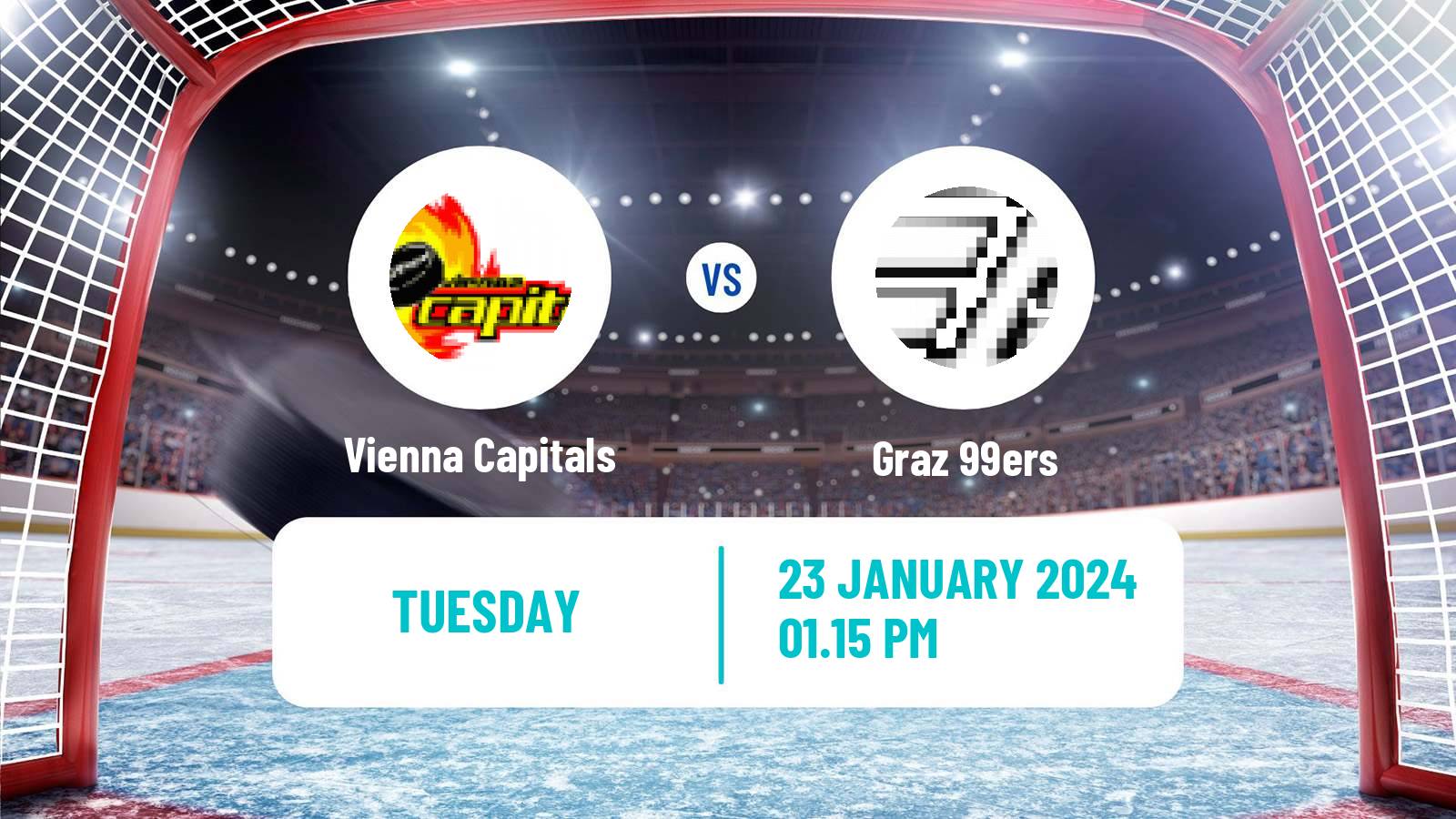 Hockey Austrian Ice Hockey League Vienna Capitals - Graz 99ers