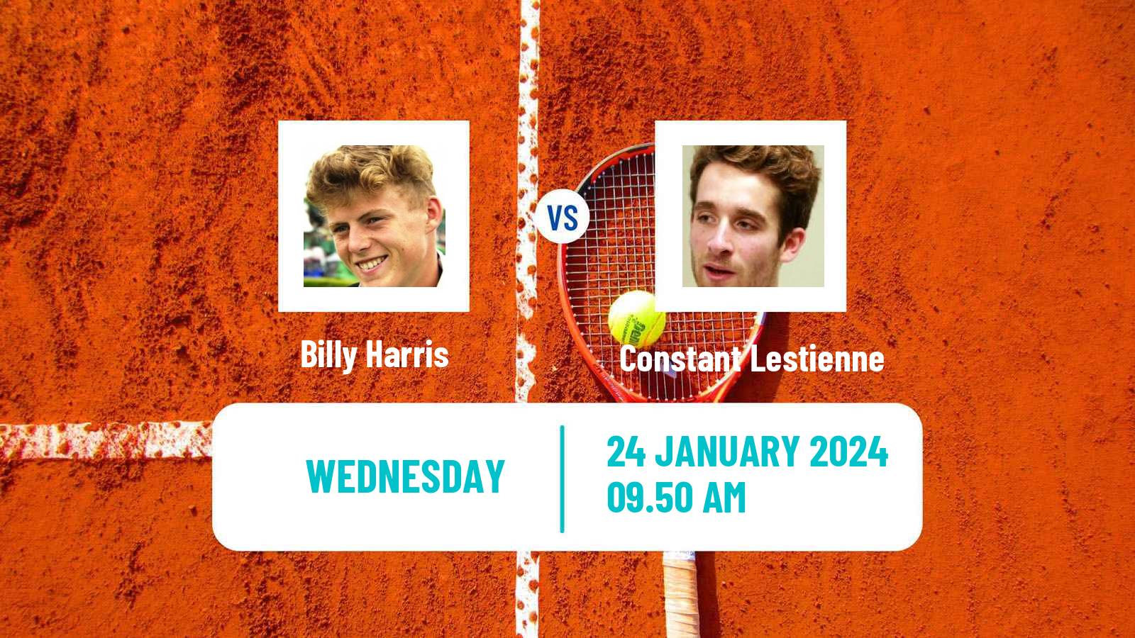 Tennis Quimper Challenger Men Billy Harris - Constant Lestienne