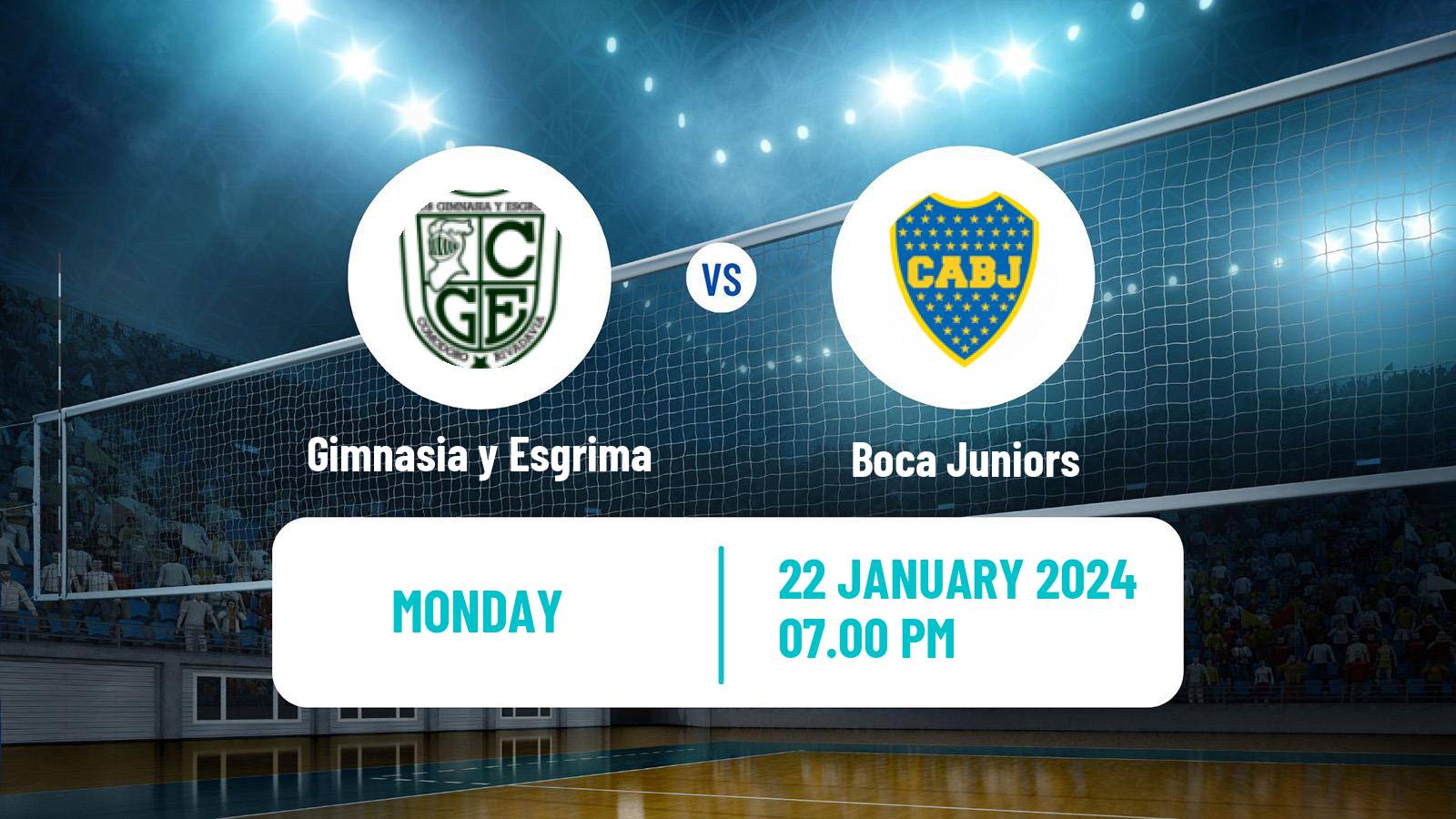 Volleyball Argentinian Liga Volleyball Women Gimnasia y Esgrima - Boca Juniors