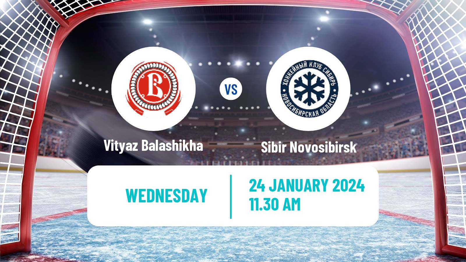Hockey KHL Vityaz Balashikha - Sibir Novosibirsk