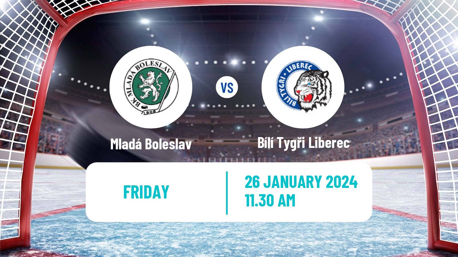 Hockey Czech Extraliga Mladá Boleslav - Bílí Tygři Liberec