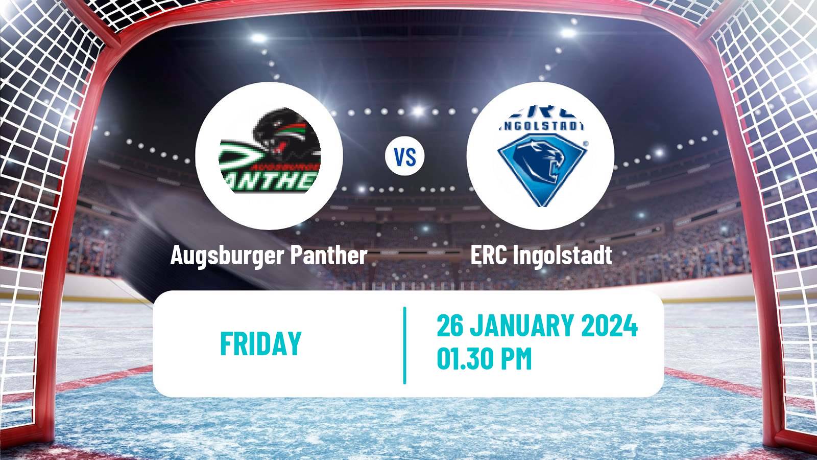 Hockey German Ice Hockey League Augsburger Panther - ERC Ingolstadt