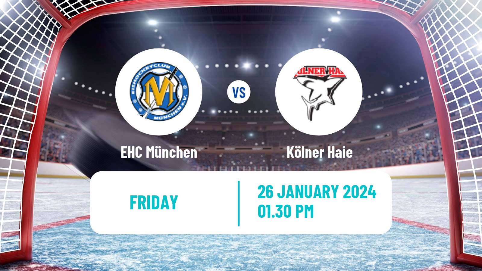 Hockey German Ice Hockey League EHC München - Kölner Haie