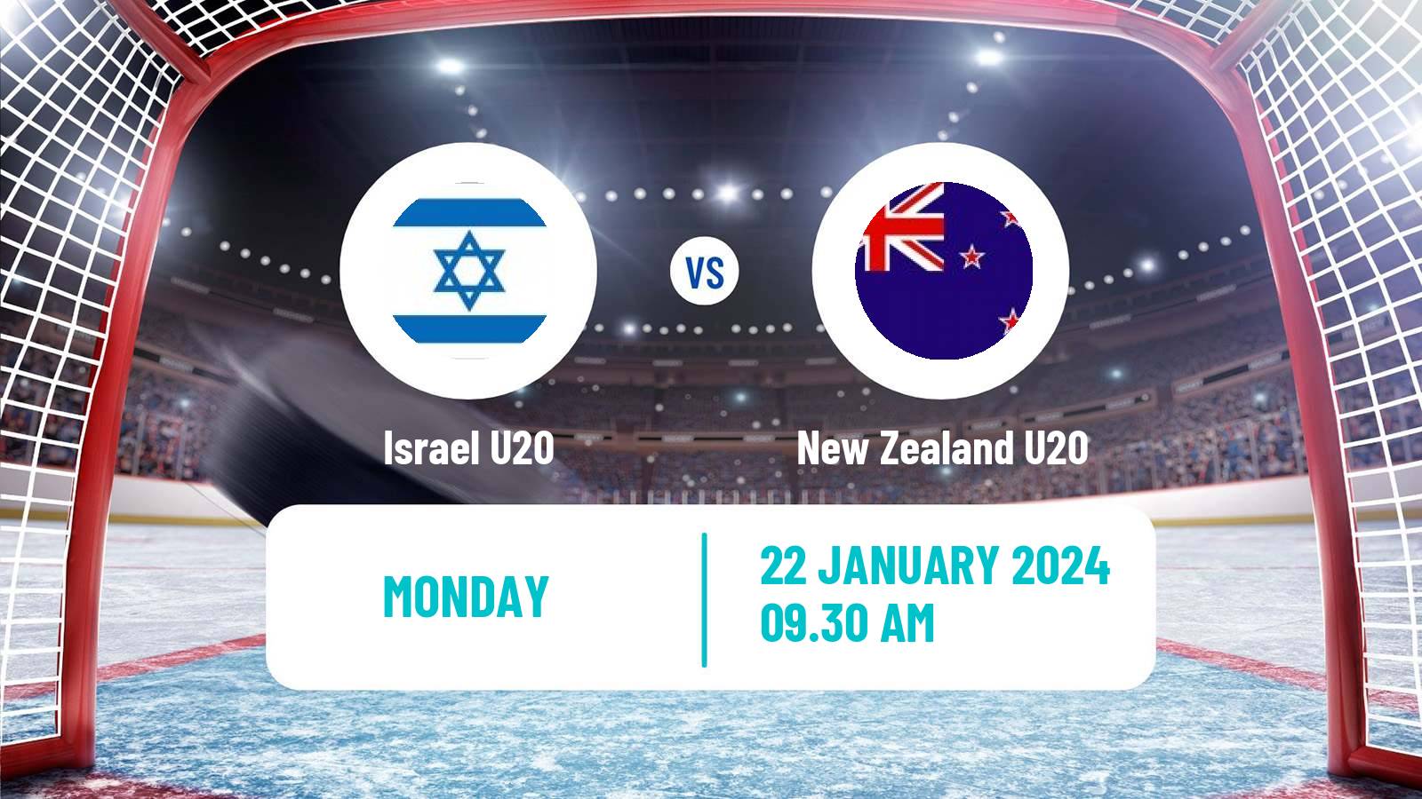 Hockey IIHF World U20 Championship IIIA Israel U20 - New Zealand U20