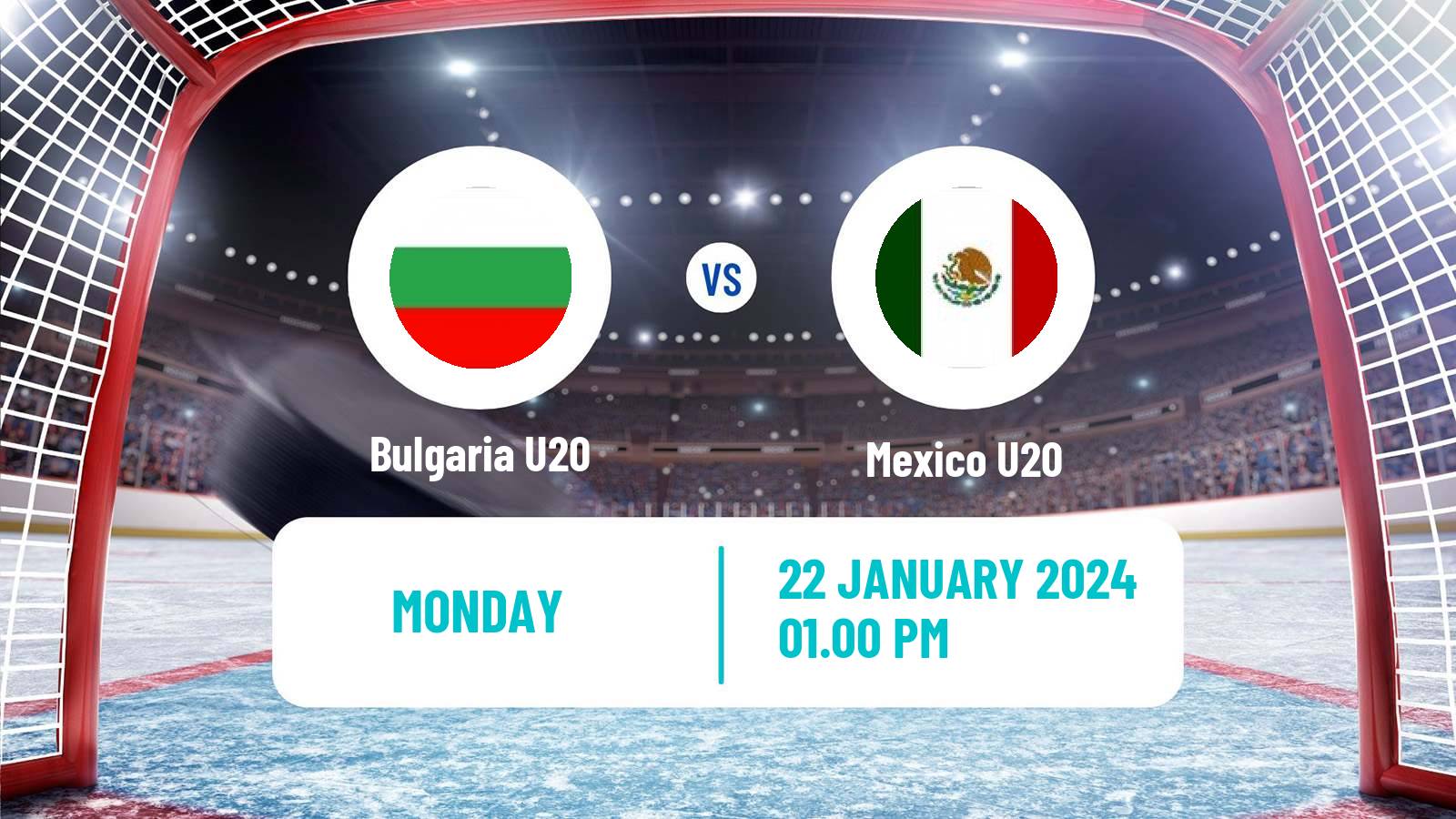 Hockey IIHF World U20 Championship IIIA Bulgaria U20 - Mexico U20