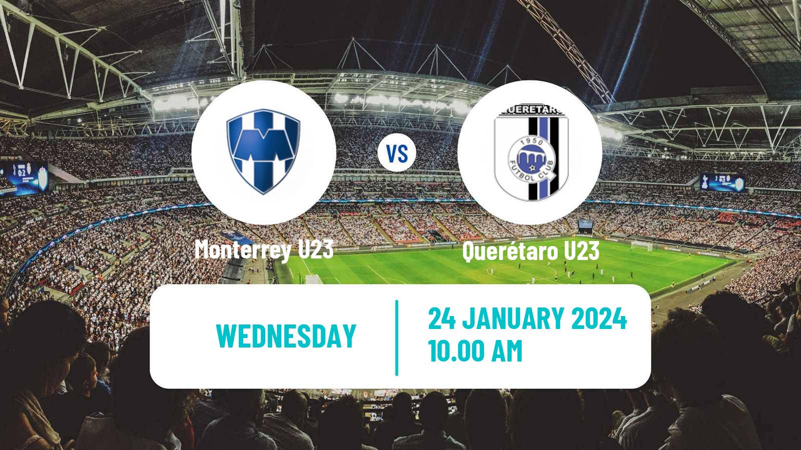 Soccer Mexican Liga MX U23 Monterrey U23 - Querétaro U23