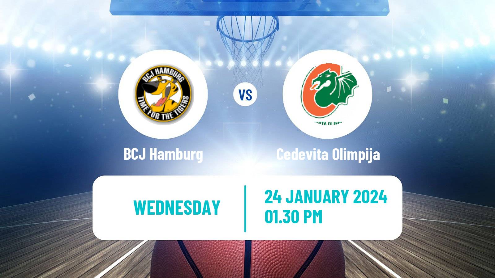 Basketball Eurocup BCJ Hamburg - Cedevita Olimpija