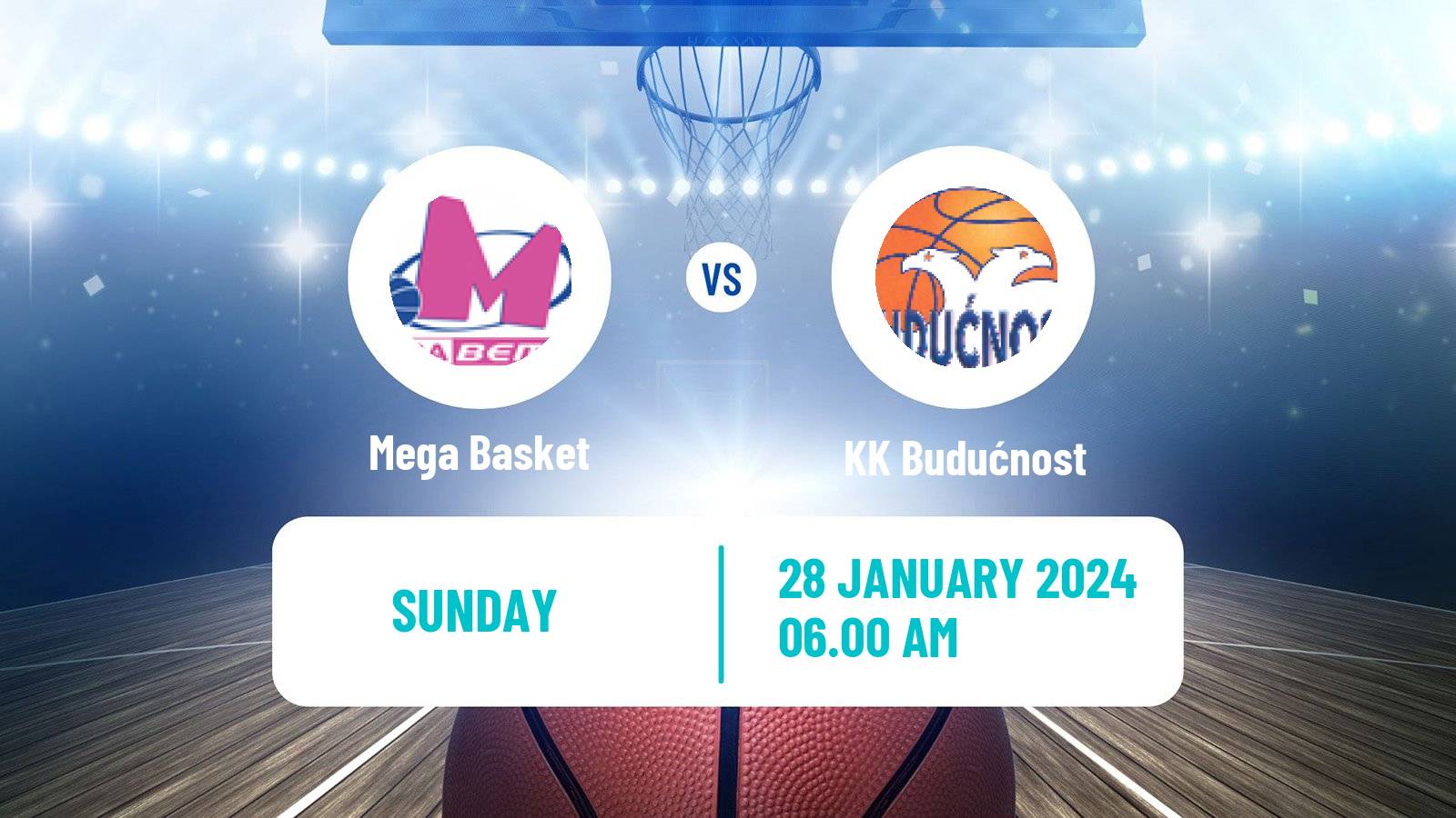 Basketball Adriatic League Mega Basket - KK Budućnost