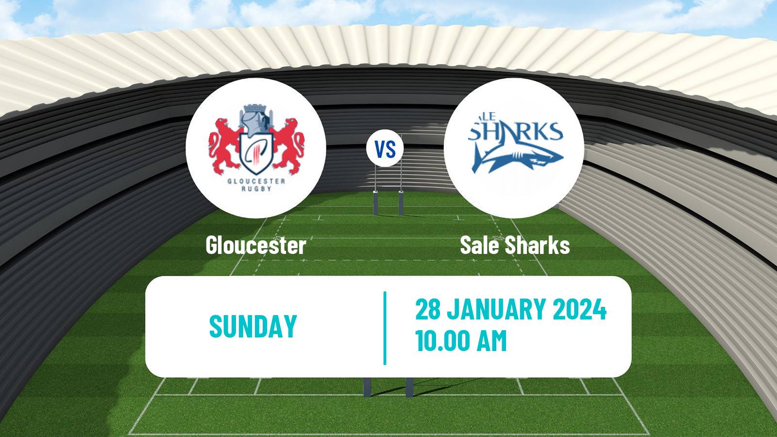 Rugby union English Premiership Rugby Gloucester - Sale Sharks