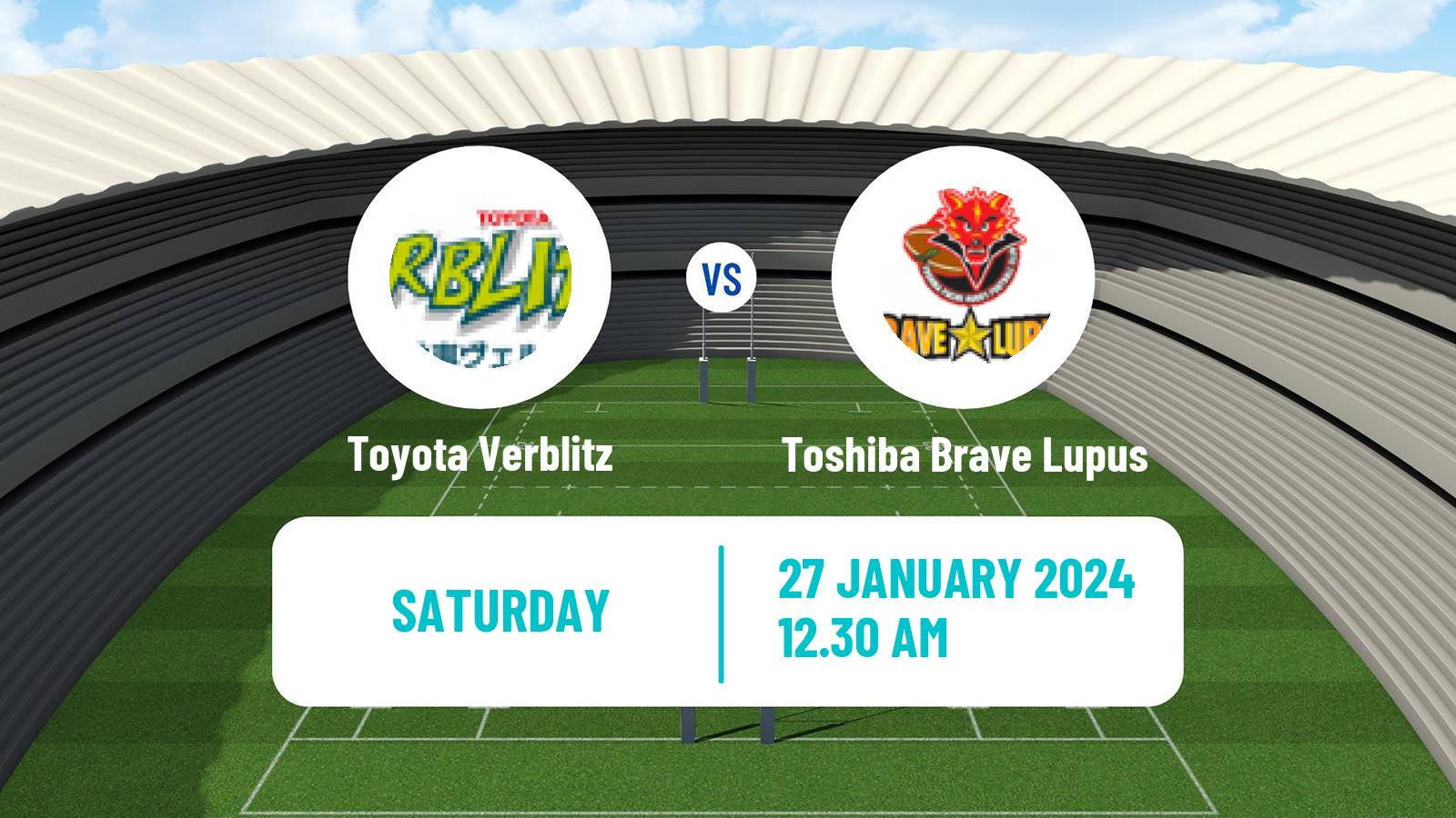 Rugby union Japan League One Rugby Union Toyota Verblitz - Toshiba Brave Lupus