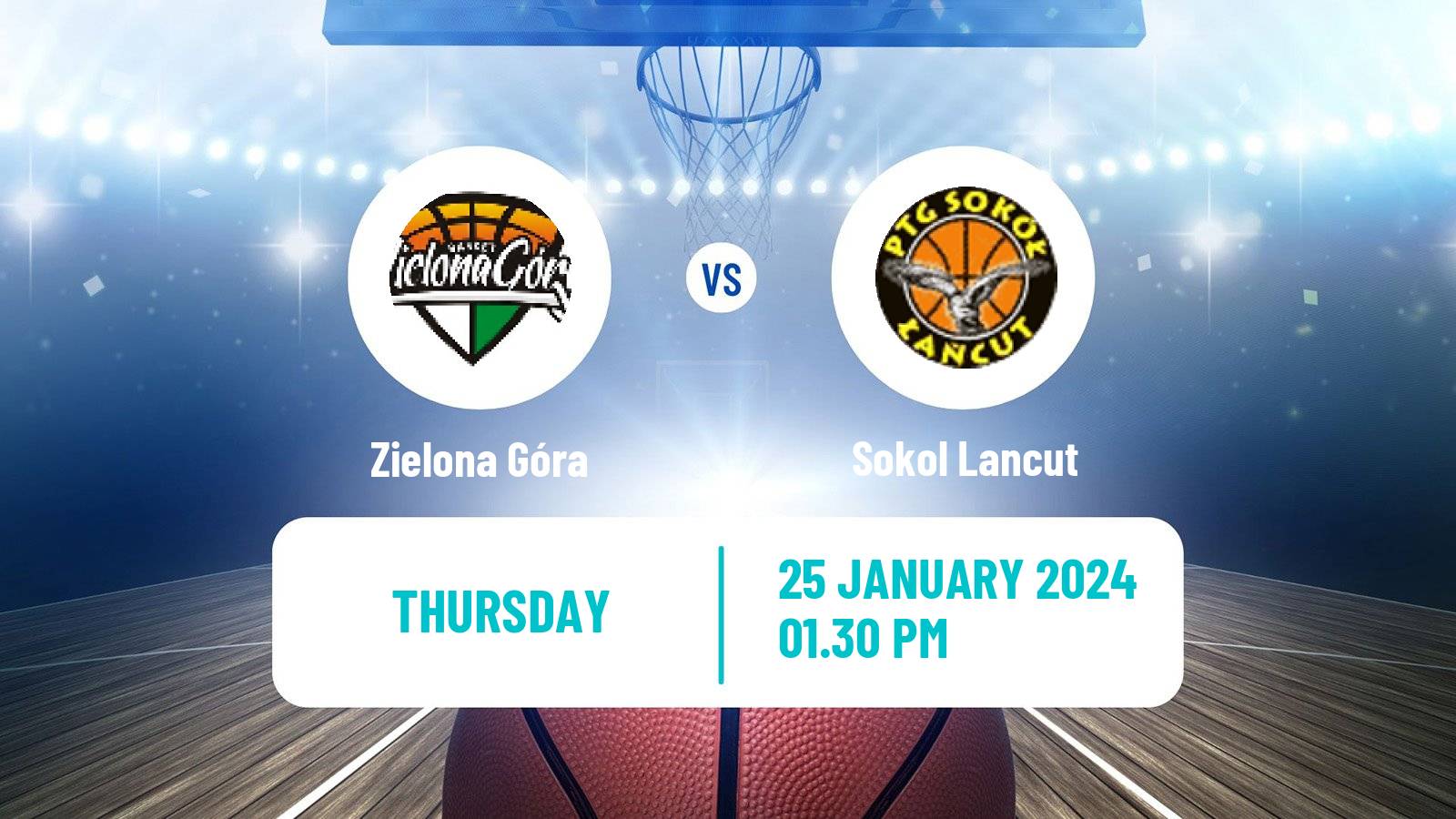 Basketball Polish Basket Liga Zielona Góra - Sokol Lancut