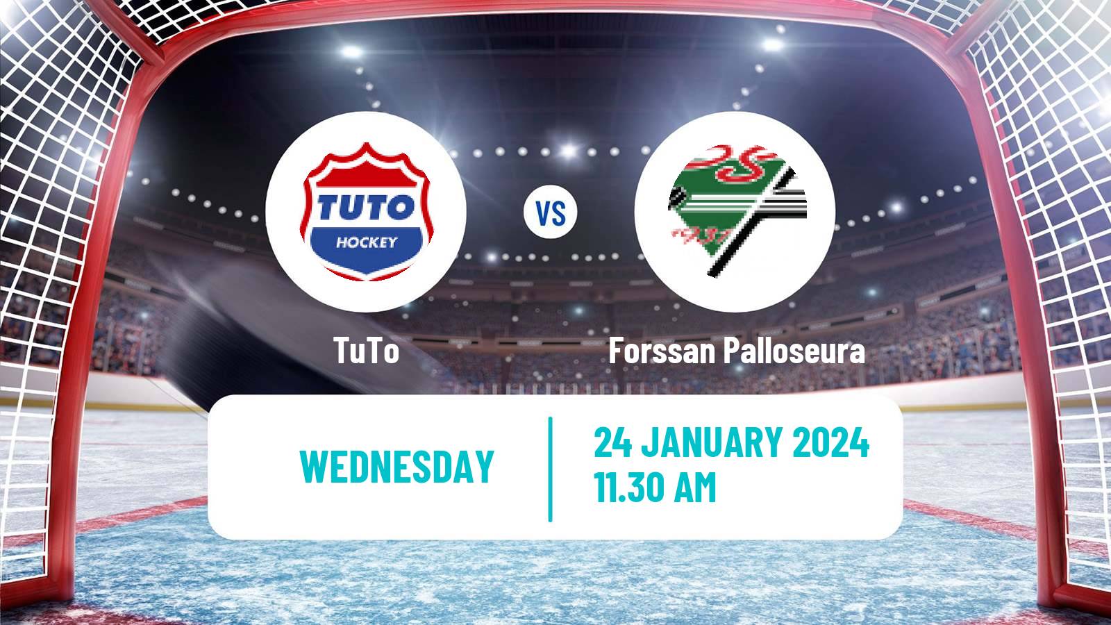 Hockey Finnish Mestis TuTo - Forssan Palloseura