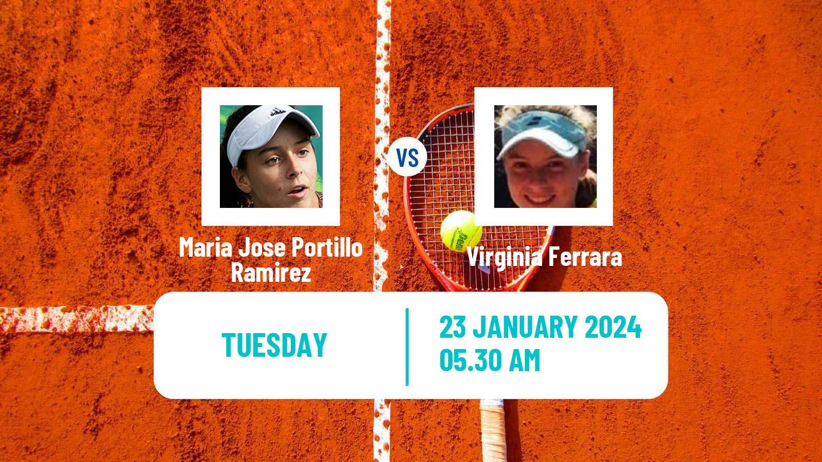Tennis ITF W15 Antalya Women 2024 Maria Jose Portillo Ramirez - Virginia Ferrara