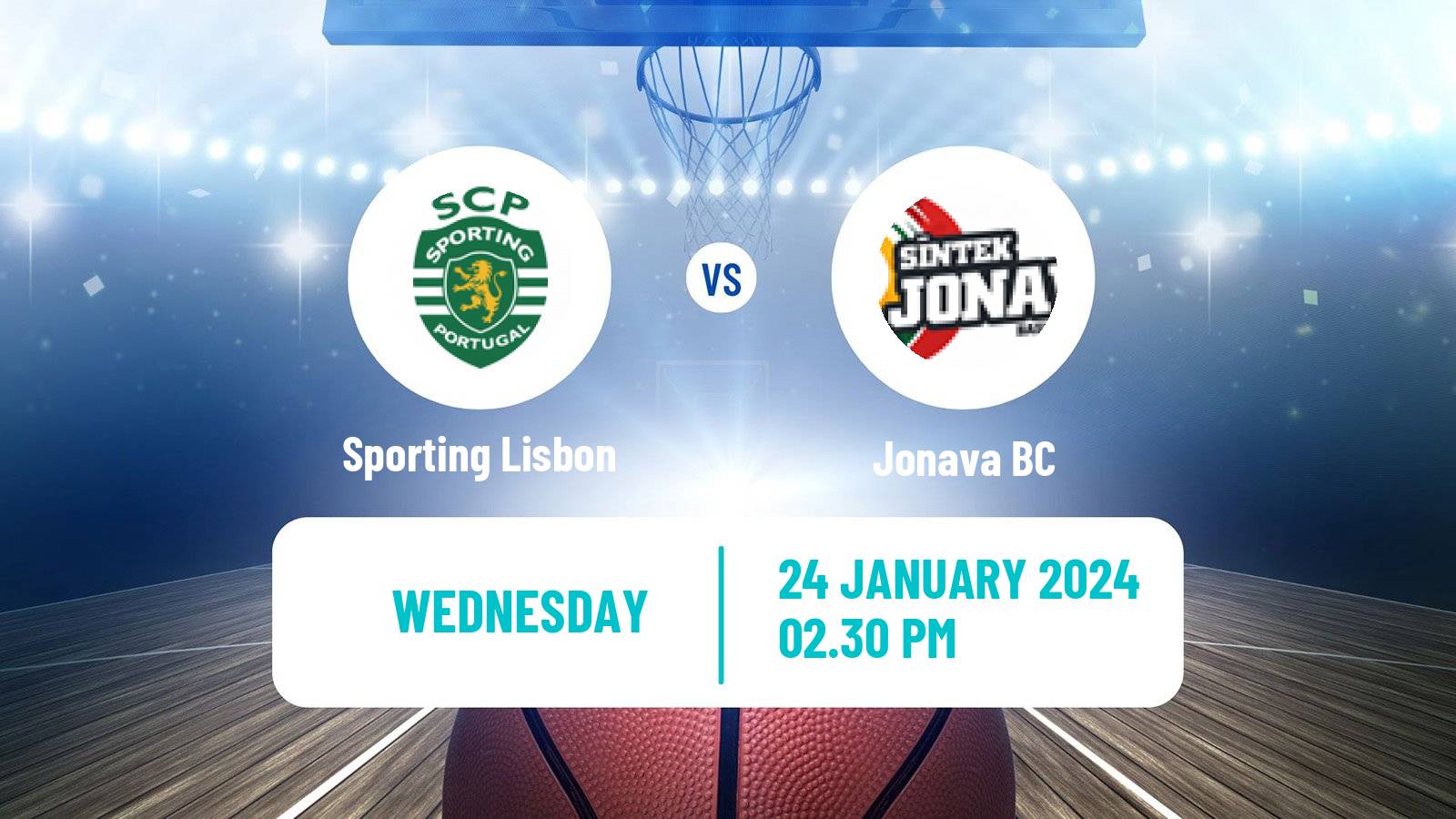 Basketball FIBA Europe Cup Sporting Lisbon - Jonava