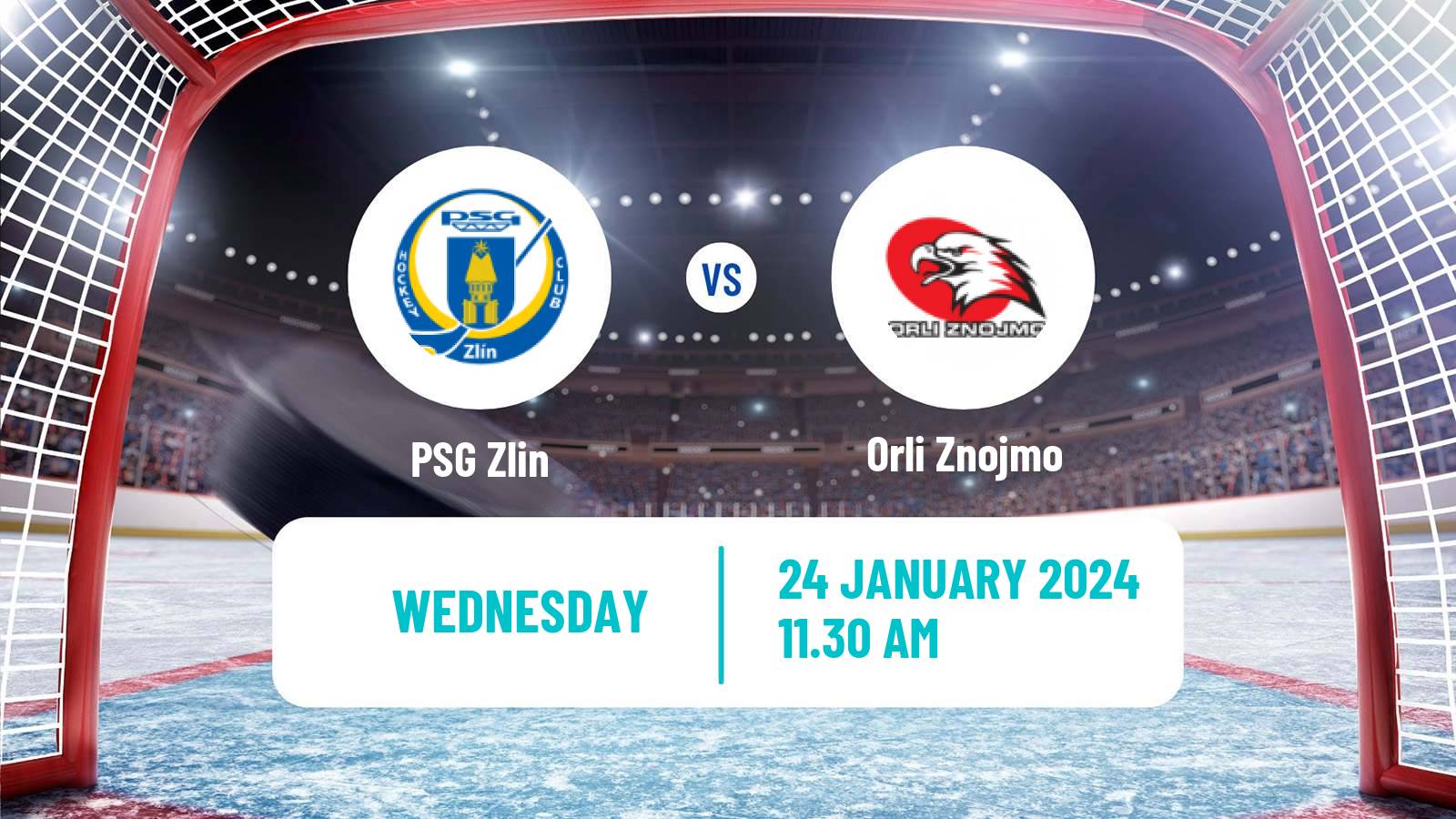 Hockey Czech Chance Liga PSG Zlín - Orli Znojmo