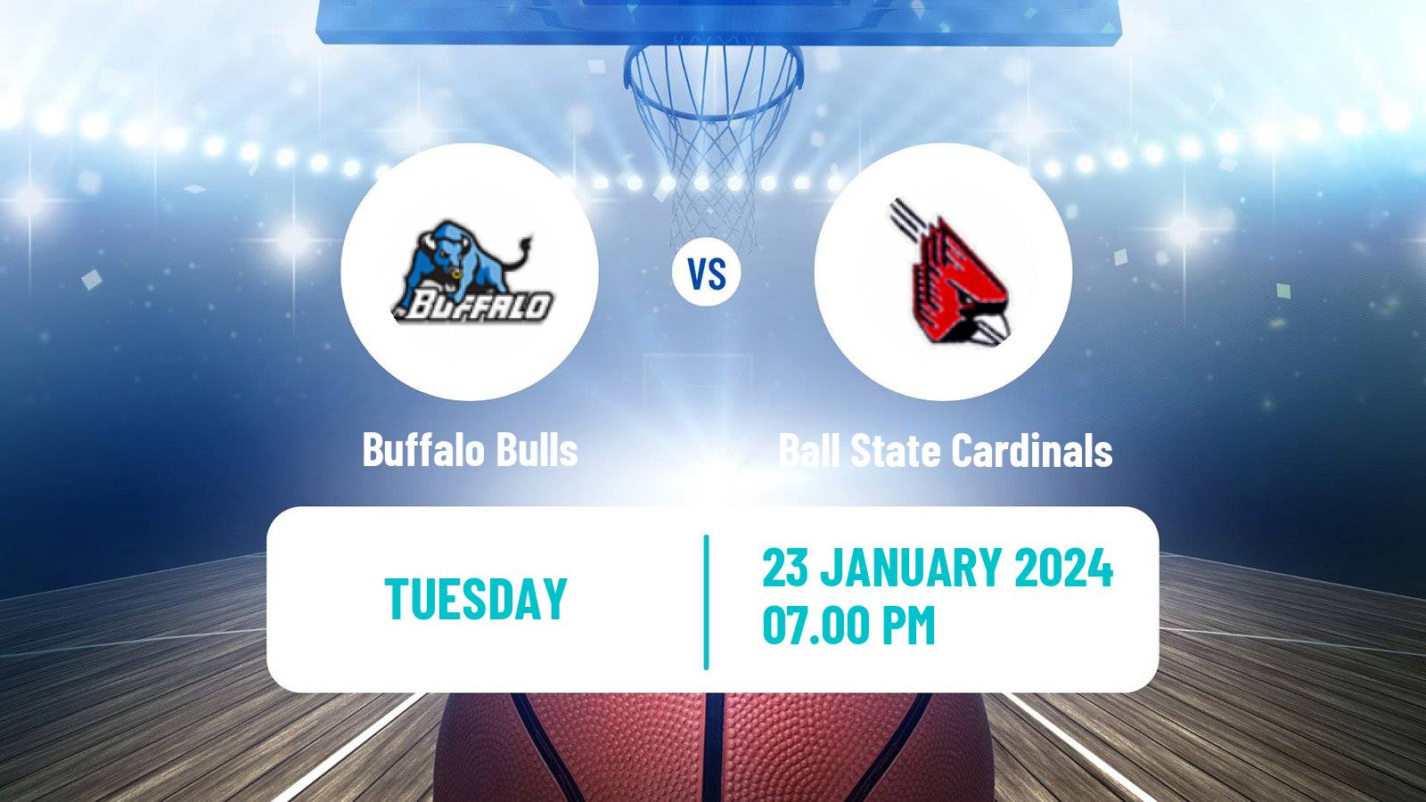 Basketball NCAA College Basketball Buffalo Bulls - Ball State Cardinals