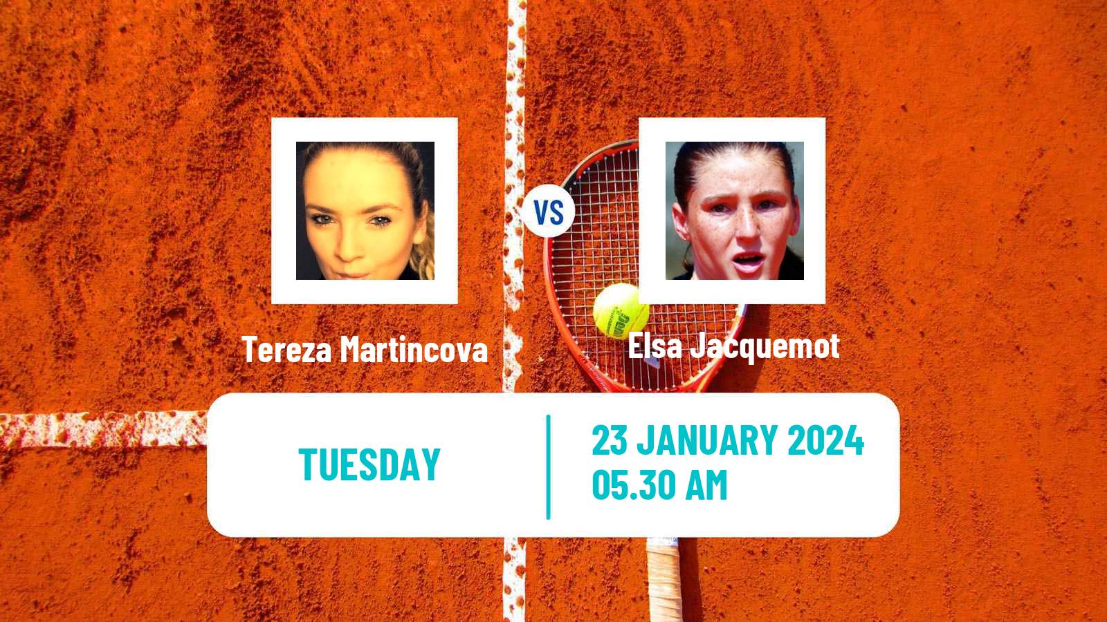Tennis ITF W75 H Porto Women Tereza Martincova - Elsa Jacquemot