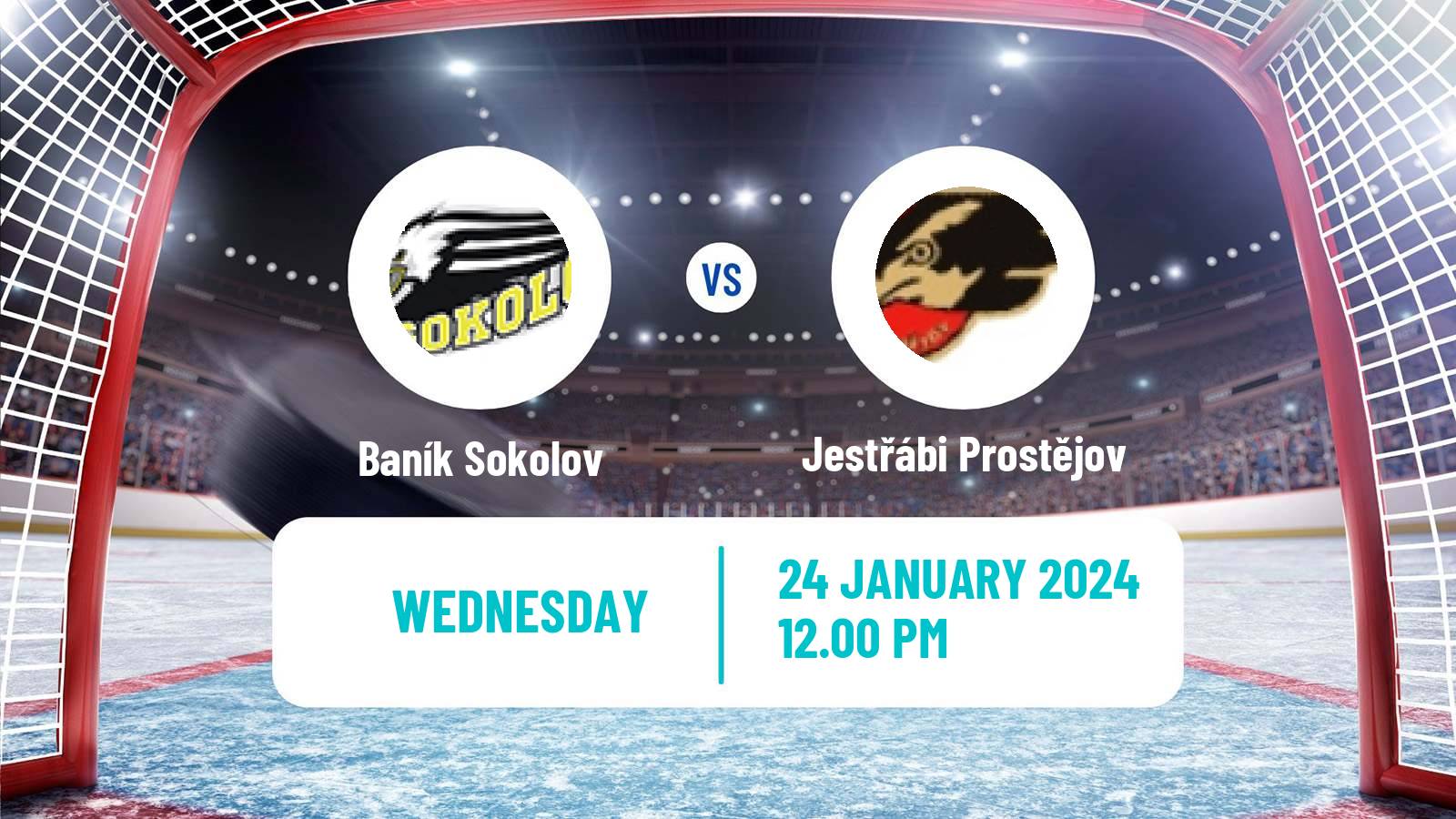 Hockey Czech Chance Liga Baník Sokolov - Jestřábi Prostějov