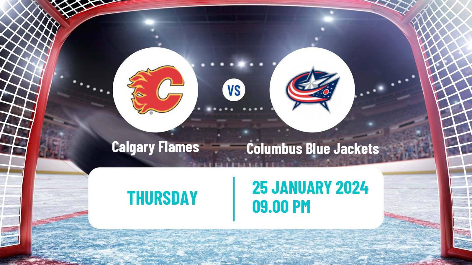 Hockey NHL Calgary Flames - Columbus Blue Jackets