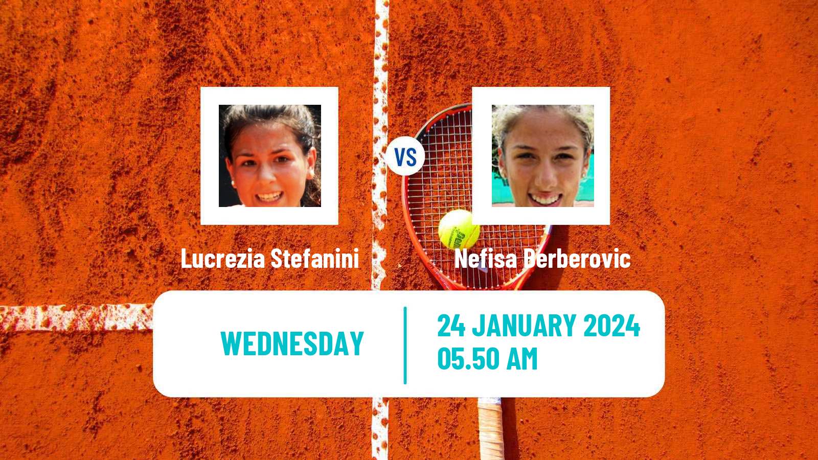 Tennis ITF W75 H Porto Women Lucrezia Stefanini - Nefisa Berberovic