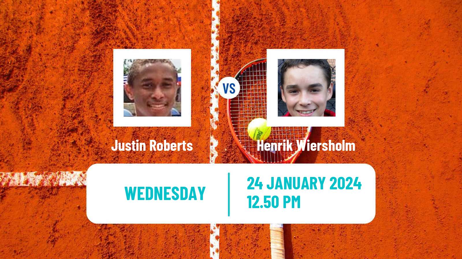 Tennis ITF M25 Wesley Chapel Fl Men Justin Roberts - Henrik Wiersholm