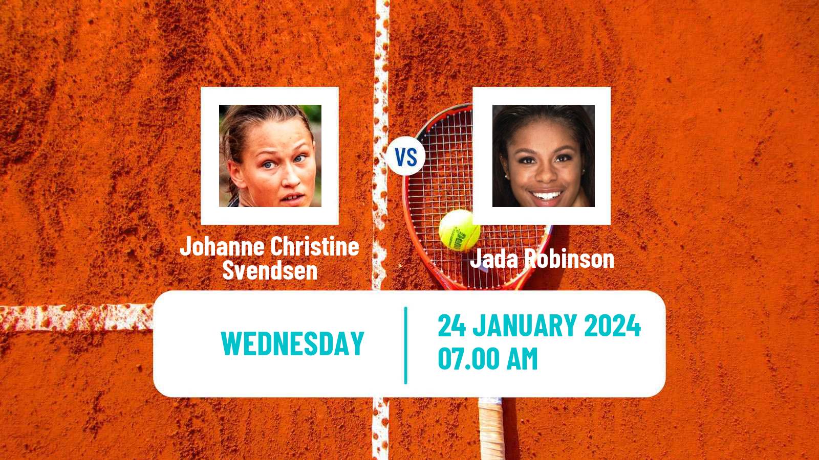 Tennis ITF W35 Le Gosier Women Johanne Christine Svendsen - Jada Robinson