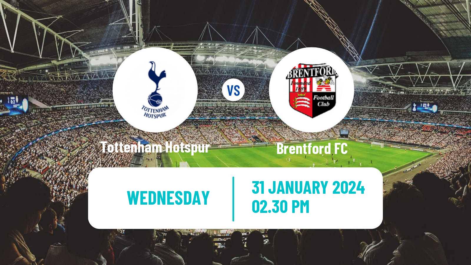 Soccer English Premier League Tottenham Hotspur - Brentford