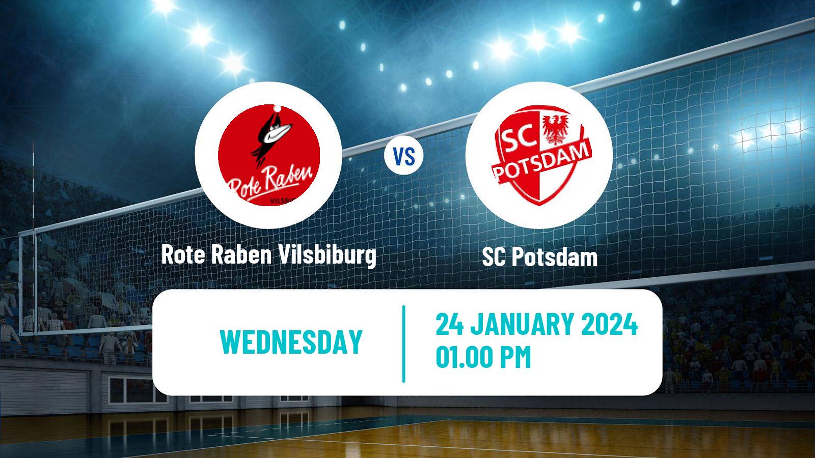 Volleyball German Bundesliga Volleyball Women Rote Raben Vilsbiburg - Potsdam