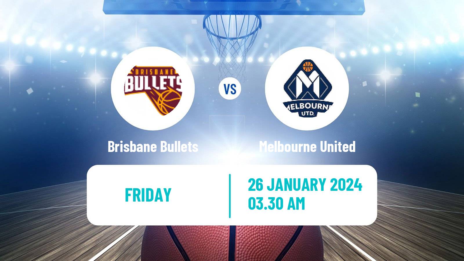 Basketball Australian NBL Brisbane Bullets - Melbourne United