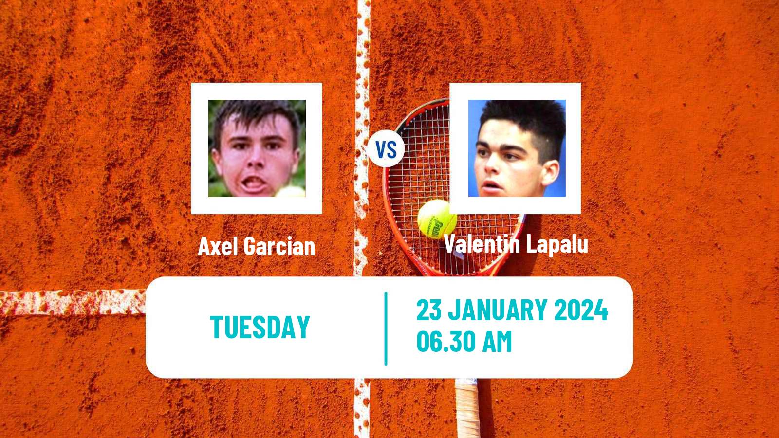 Tennis ITF M15 H Bagnoles De L Orne Men Axel Garcian - Valentin Lapalu