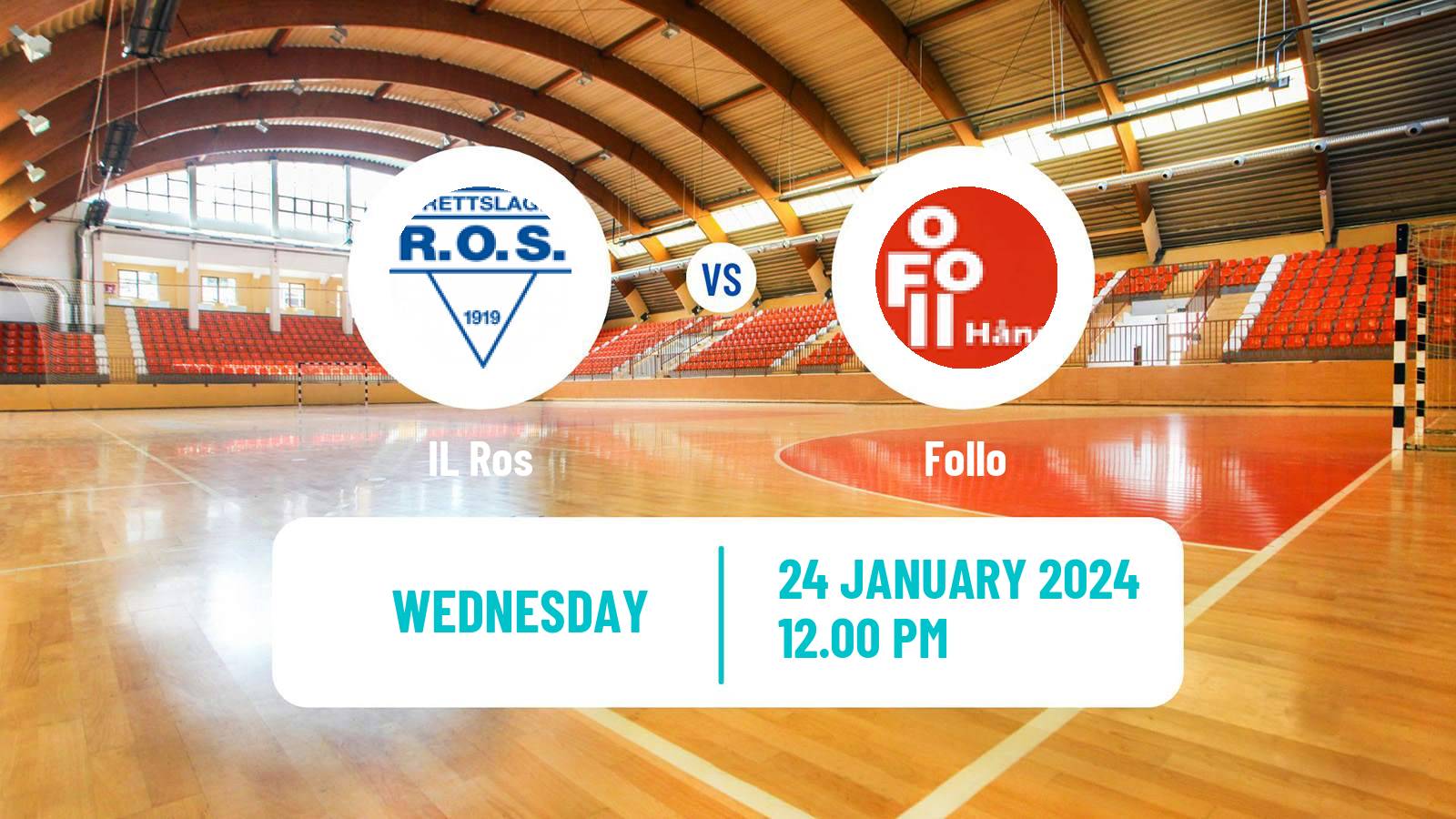 Handball Norwegian 1 Division Handball Ros - Follo