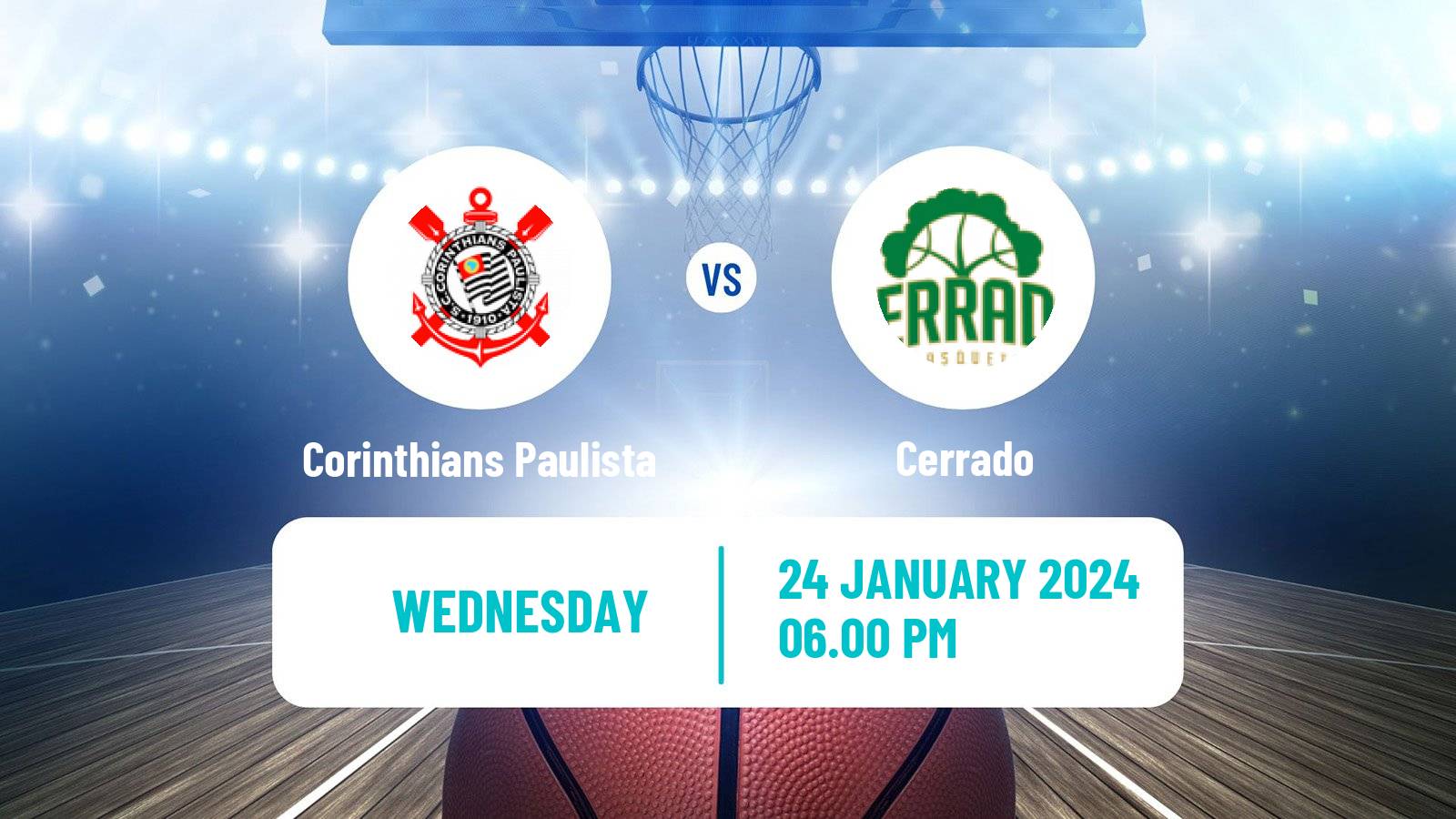 Basketball Brazilian NBB Corinthians Paulista - Cerrado