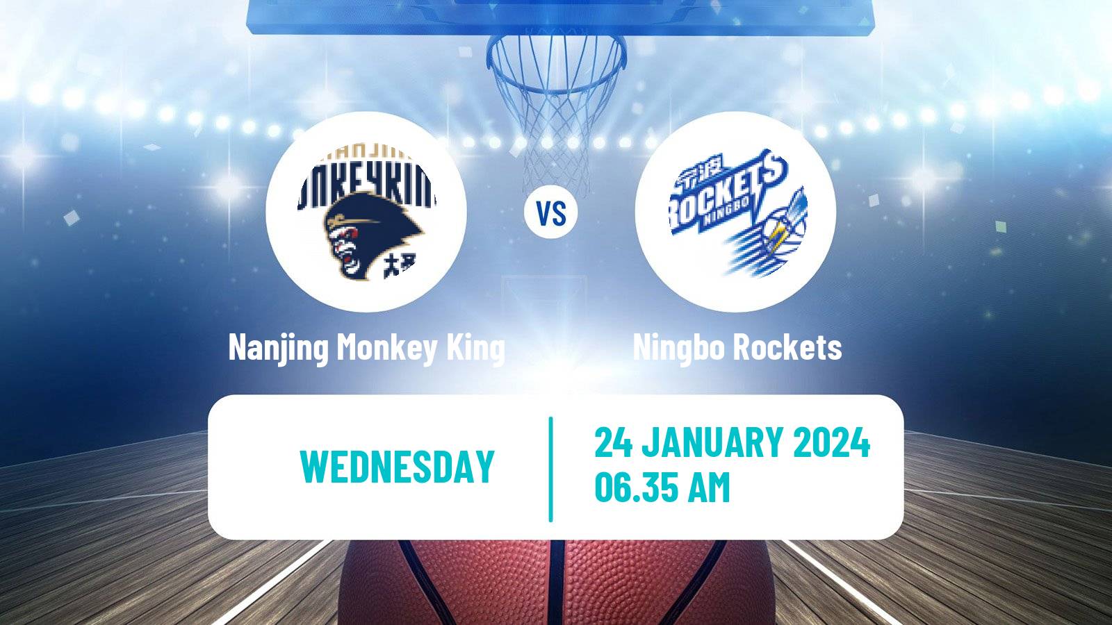 Basketball CBA Nanjing Monkey King - Ningbo Rockets