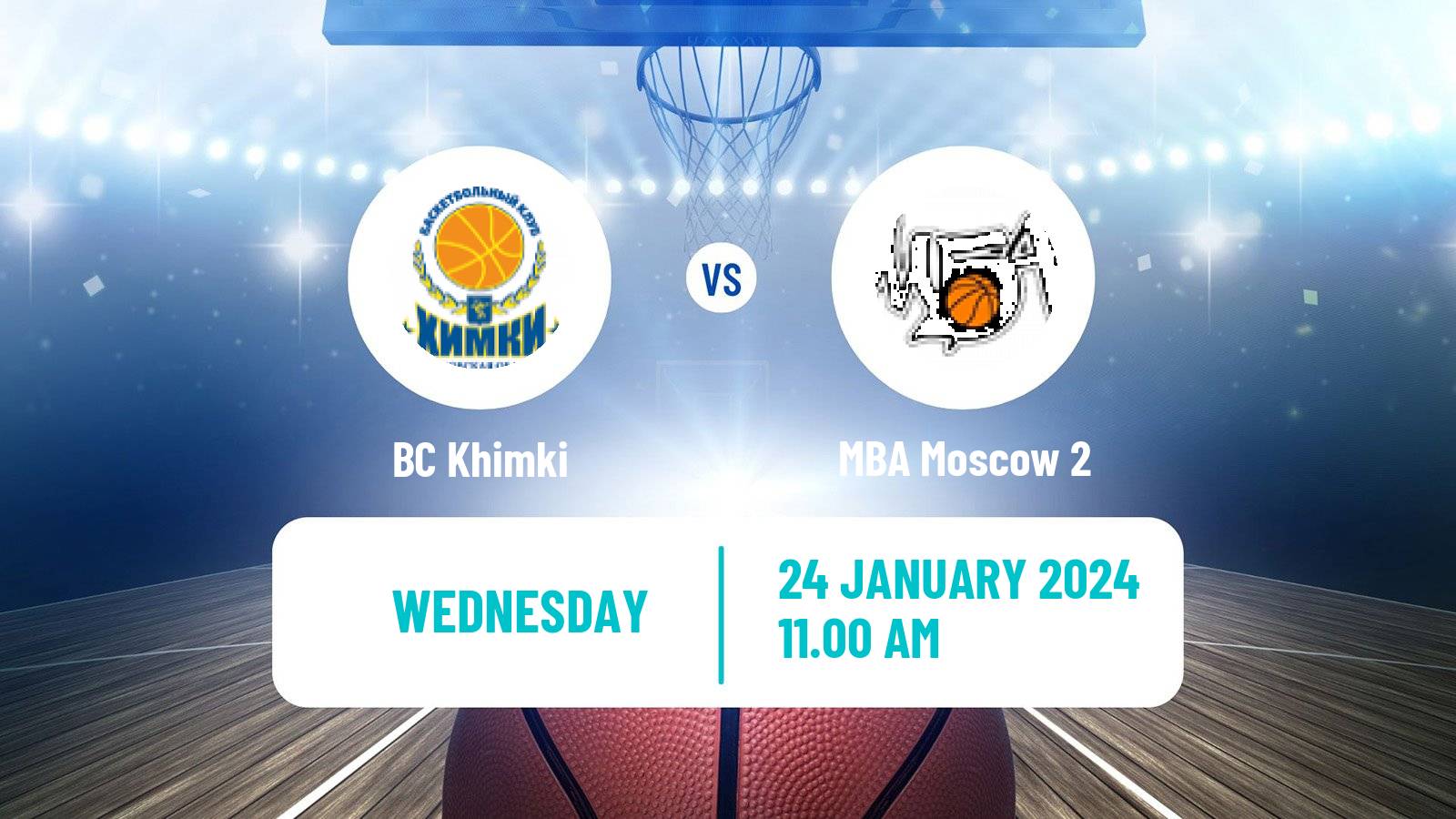 Basketball Russian Super League Basketball BC Khimki - MBA Moscow 2