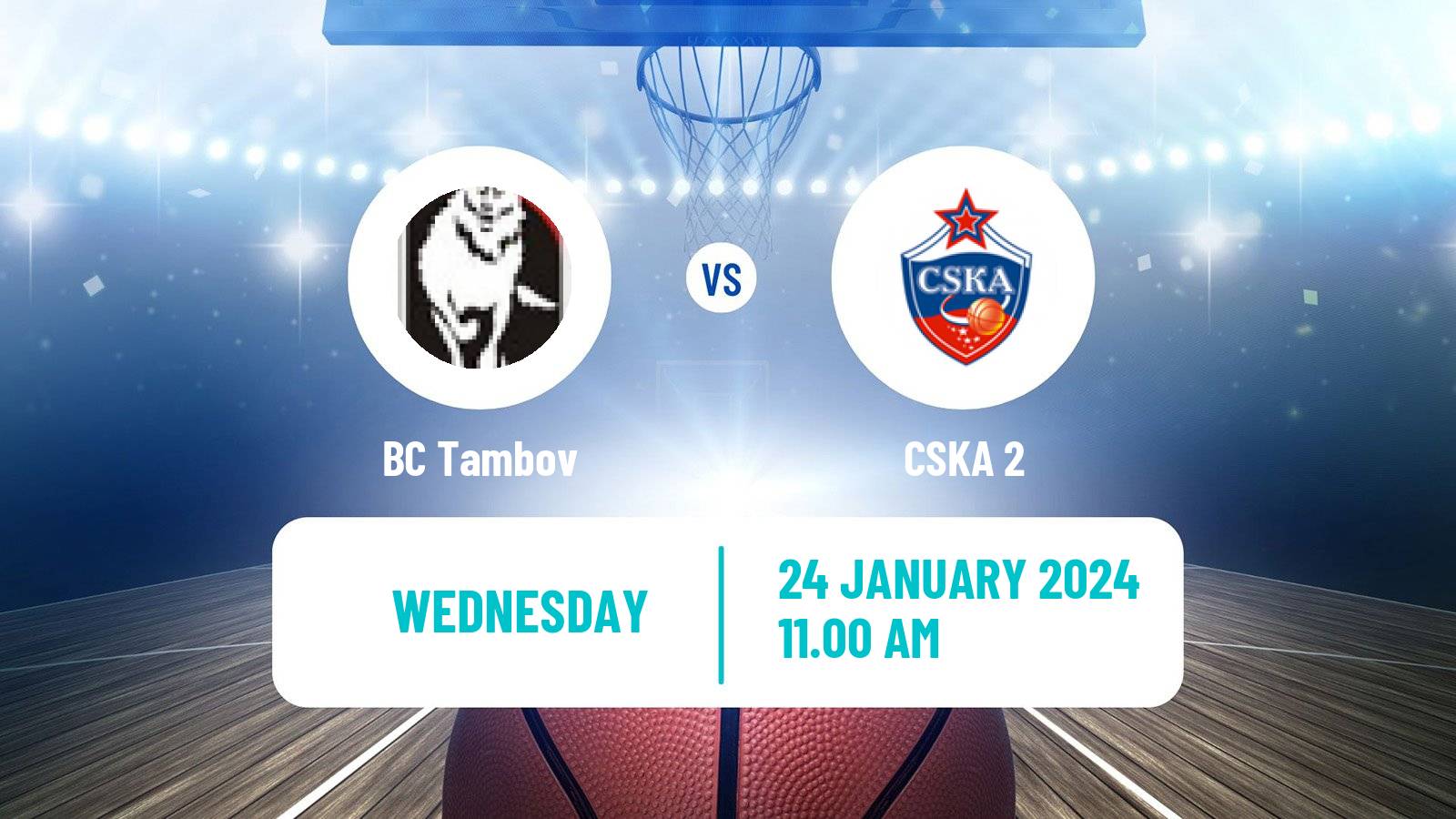 Basketball Russian Super League Basketball Tambov - CSKA 2