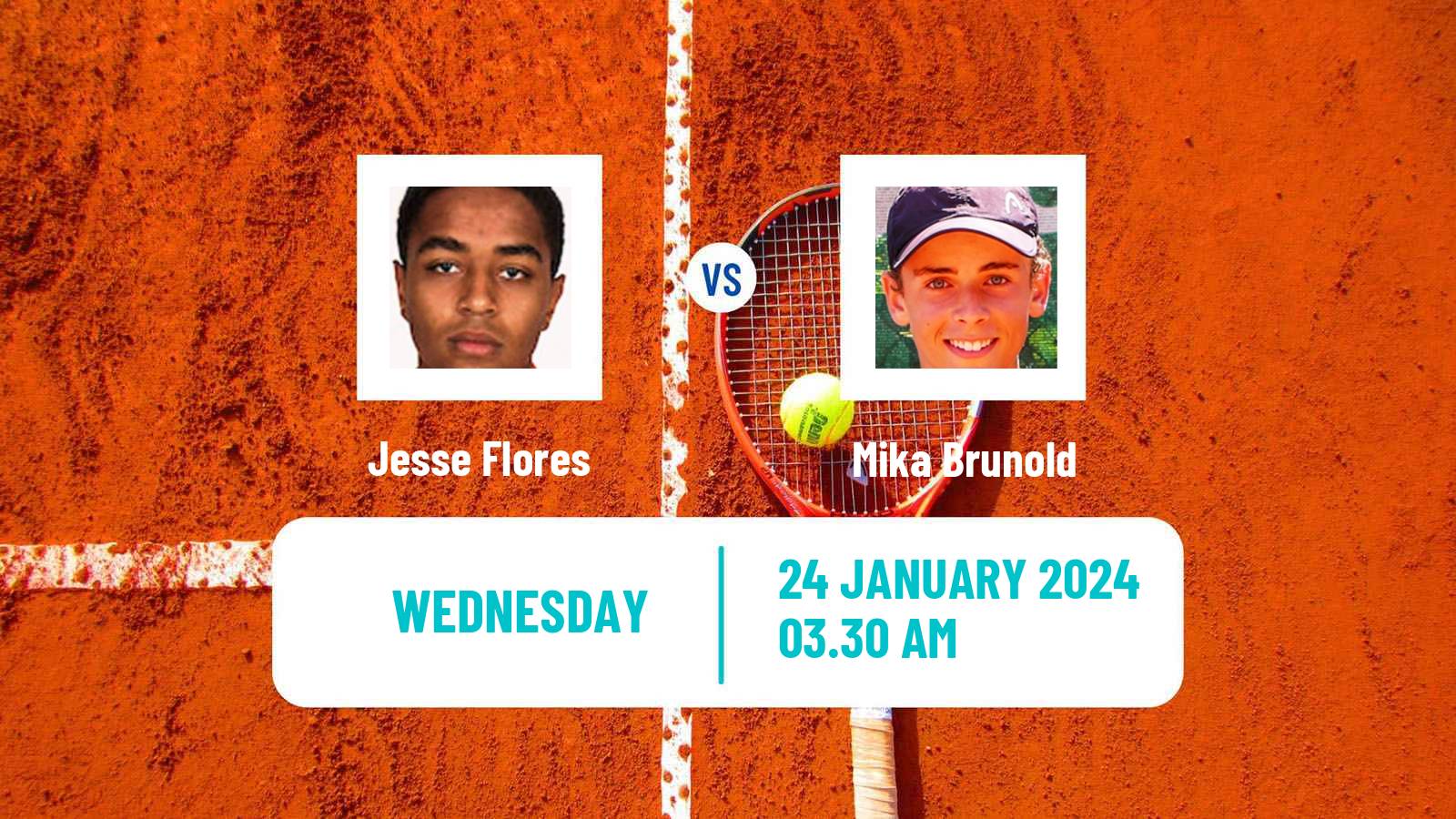 Tennis ITF M15 Monastir 4 Men Jesse Flores - Mika Brunold