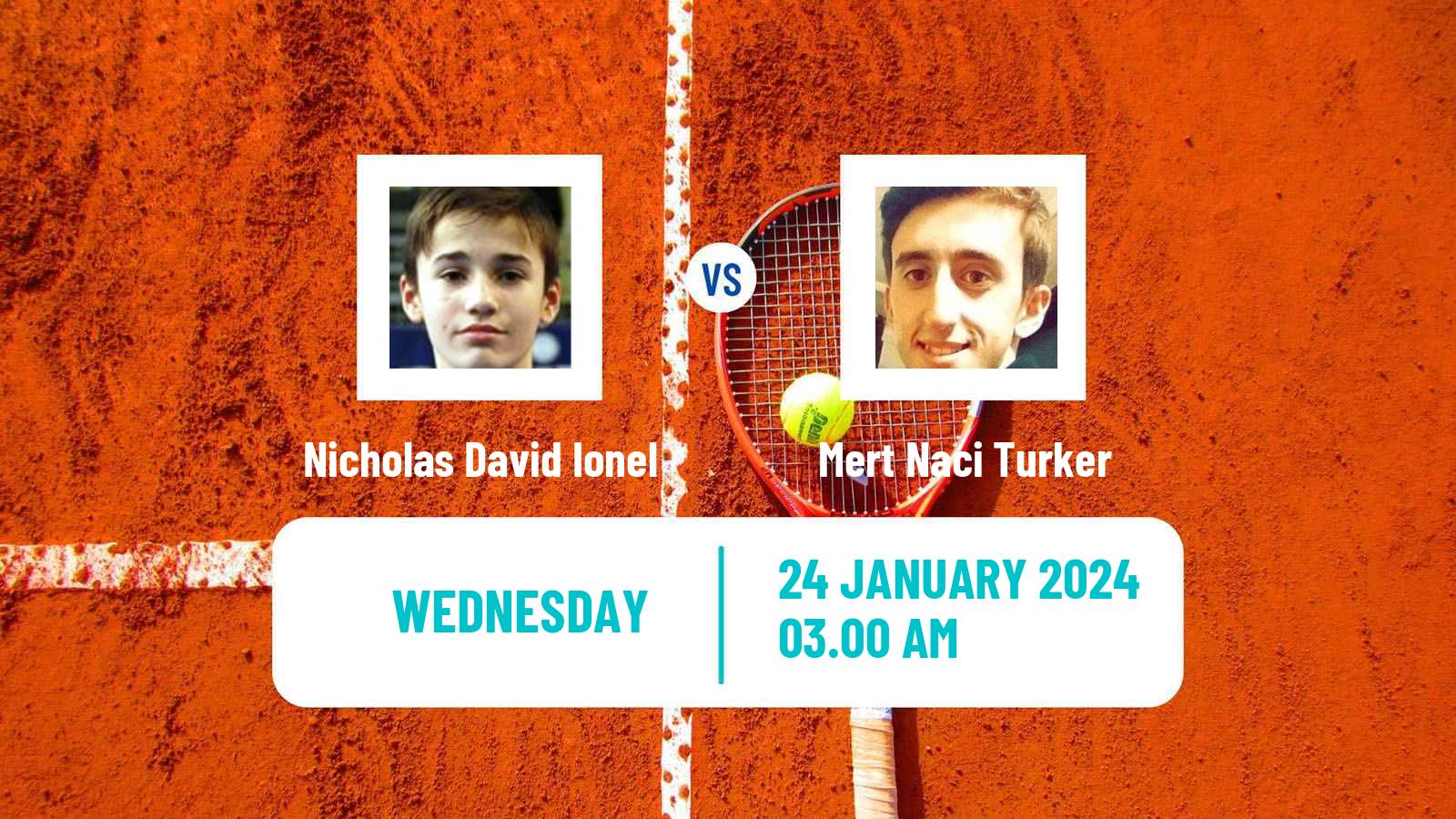 Tennis ITF M15 Antalya 3 Men Nicholas David Ionel - Mert Naci Turker