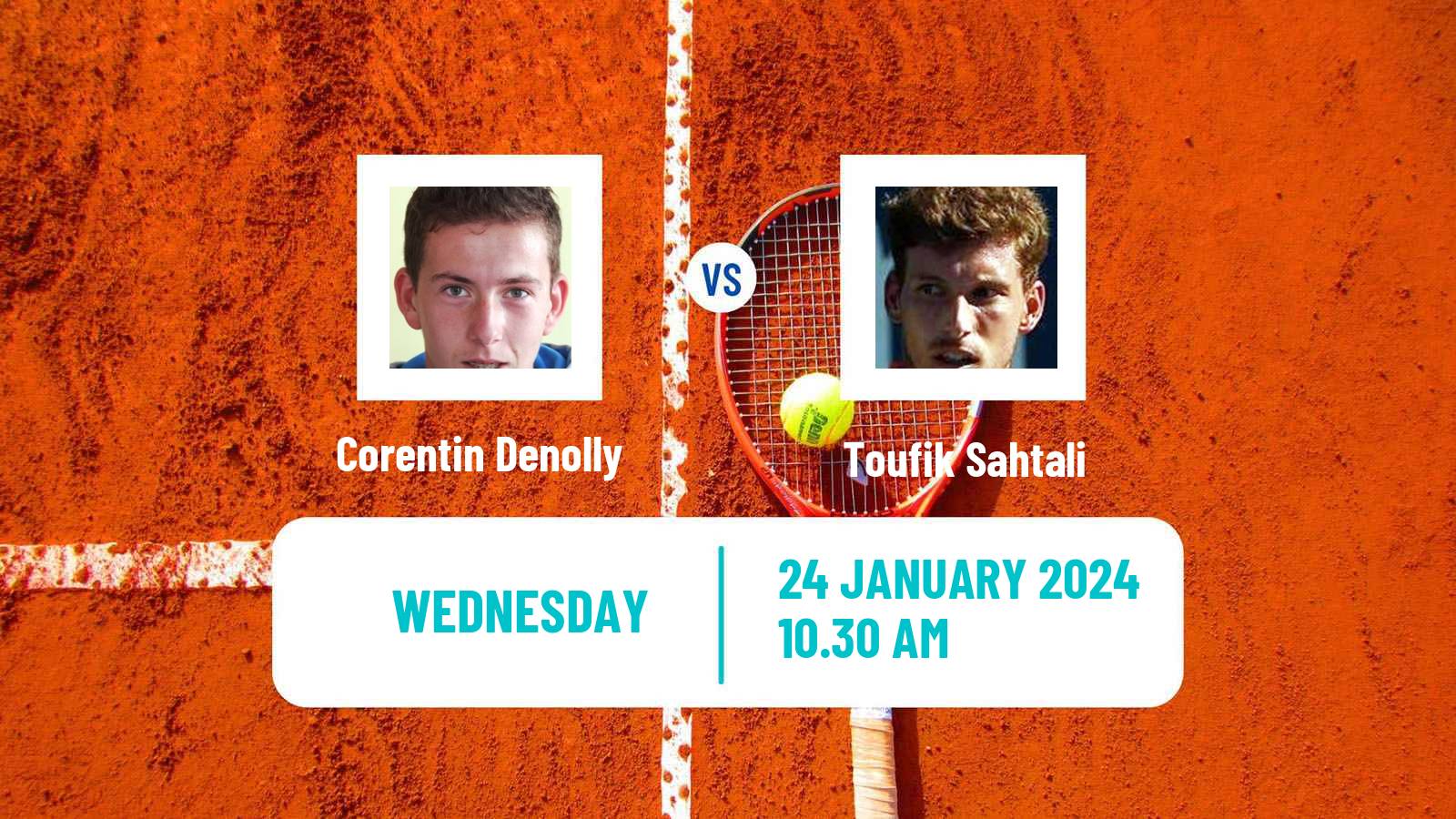 Tennis ITF M15 H Bagnoles De L Orne Men Corentin Denolly - Toufik Sahtali