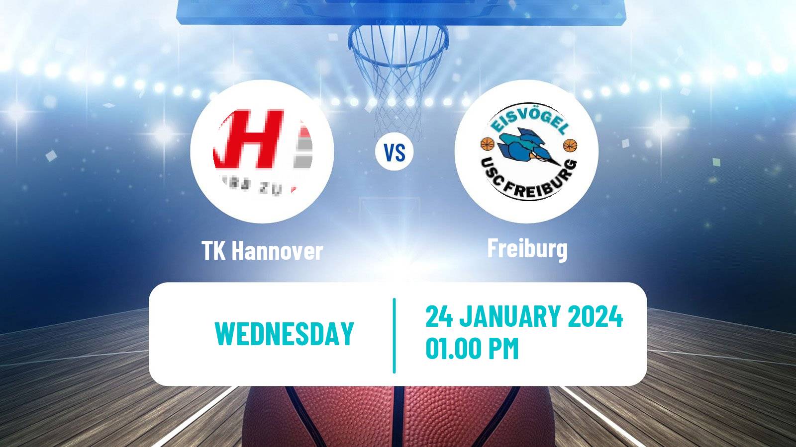 Basketball German DBBL Hannover - Freiburg