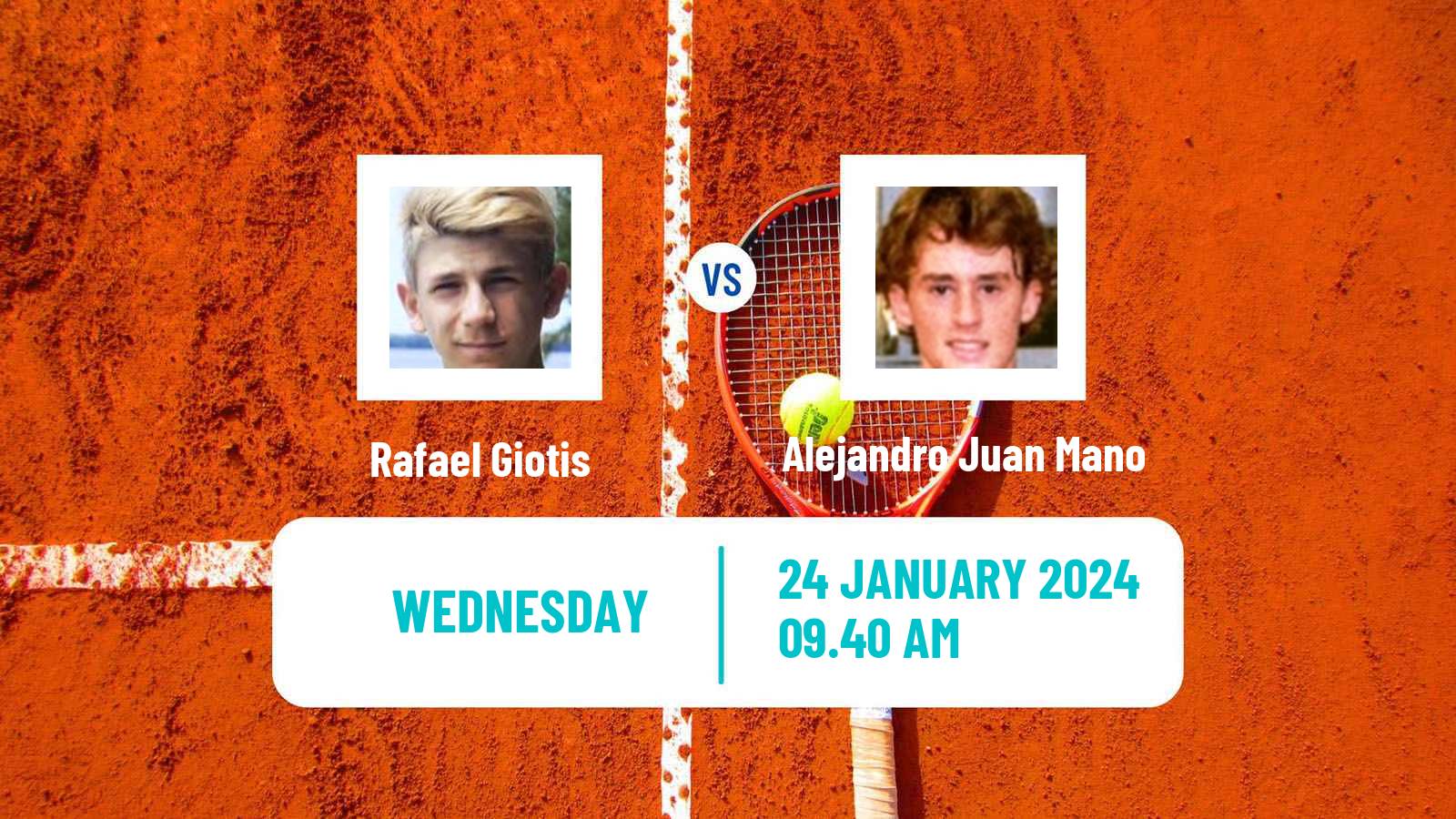 Tennis ITF M15 Manacor 3 Men Rafael Giotis - Alejandro Juan Mano