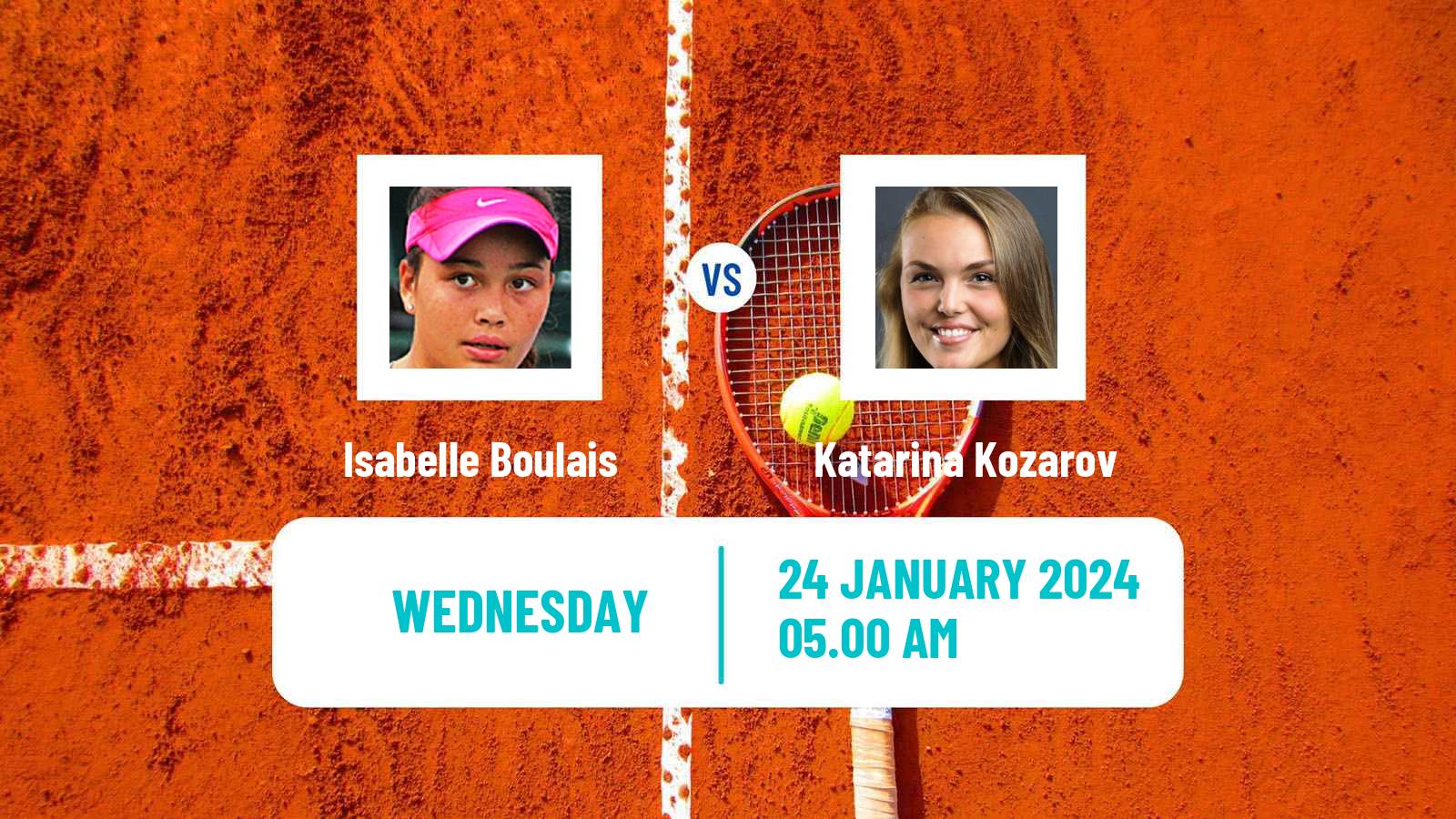Tennis ITF W35 Le Gosier Women Isabelle Boulais - Katarina Kozarov