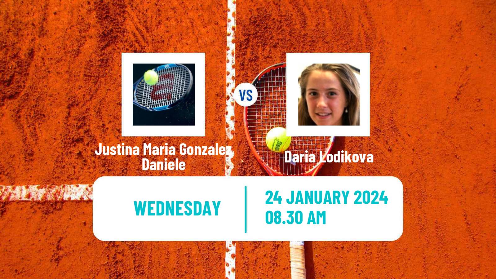 Tennis ITF W35 Buenos Aires 2 Women Justina Maria Gonzalez Daniele - Daria Lodikova