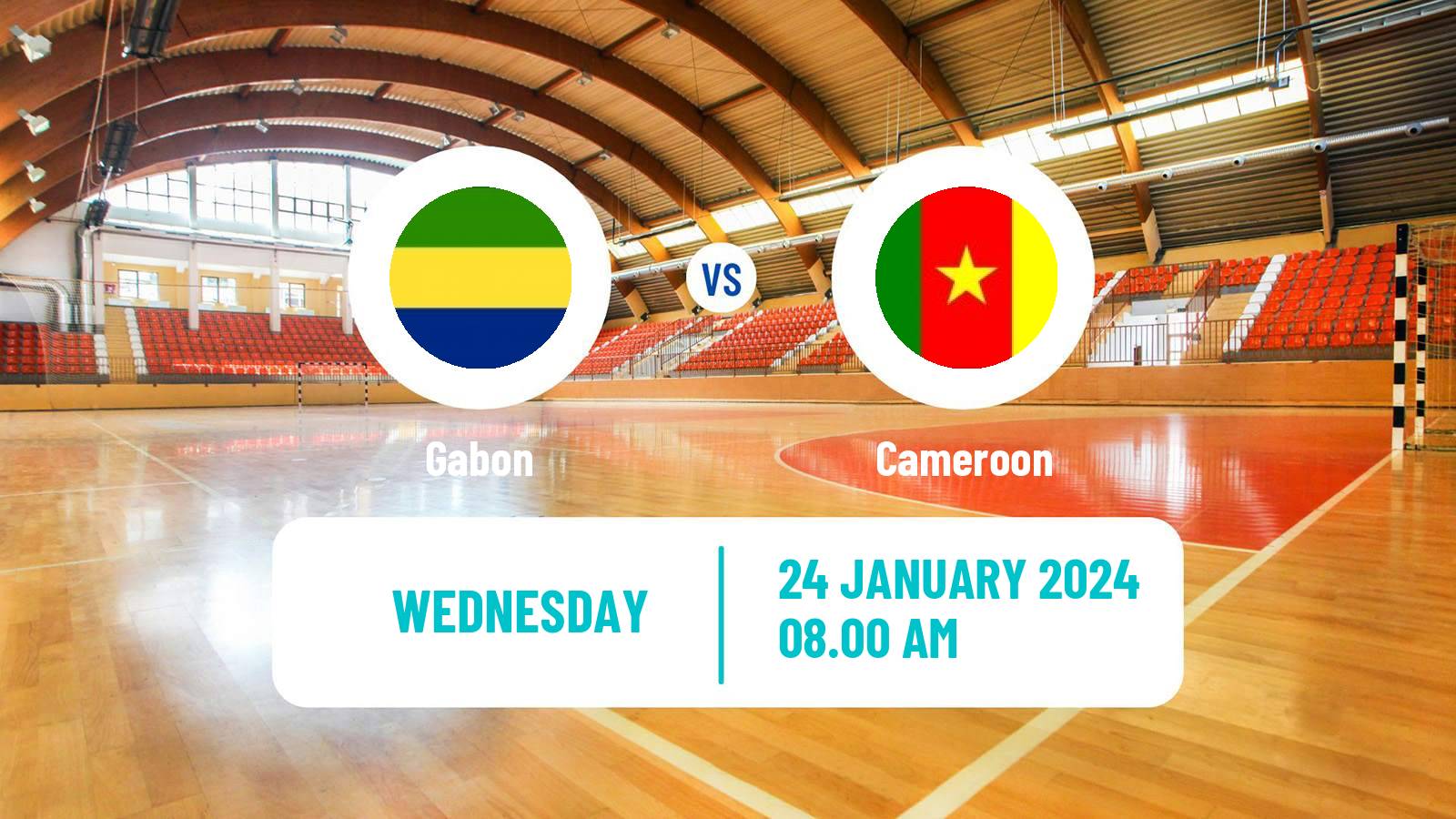 Handball African Championship Handball Gabon - Cameroon