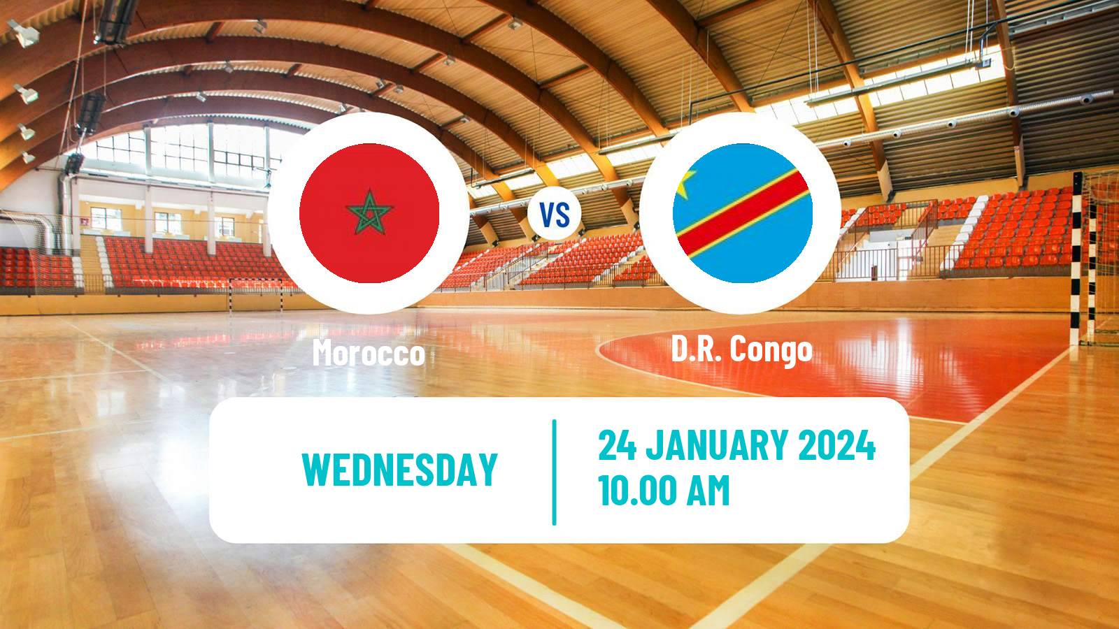 Handball African Championship Handball Morocco - D.R. Congo